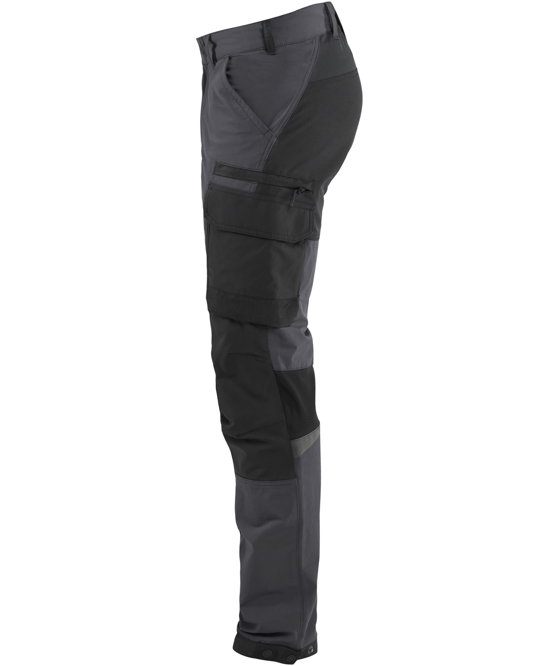 Bl&aring;kl&auml;der service trousers full stretch, Grey/Black, large image number 4