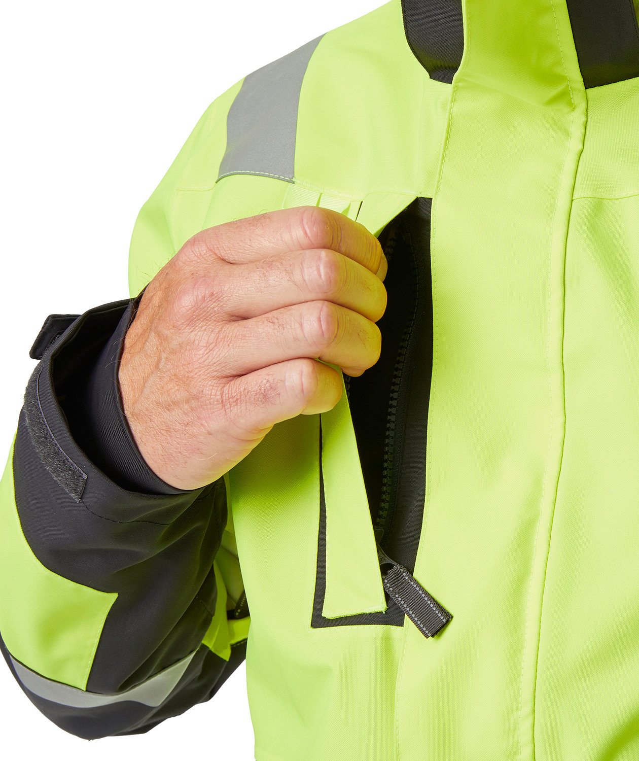 Helly Hansen Alna 2.0 skaljakke, Hi-vis gul/charcoal, large image number 5