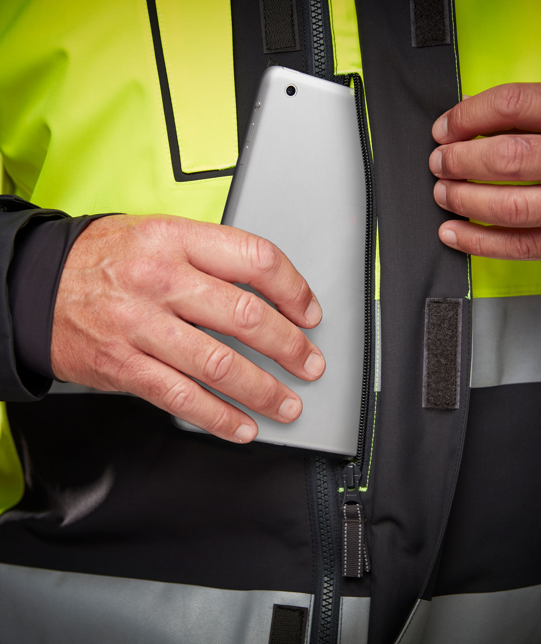 Helly Hansen Alna 2.0 skalkjeledress, Hi-vis gul/charcoal, large image number 6