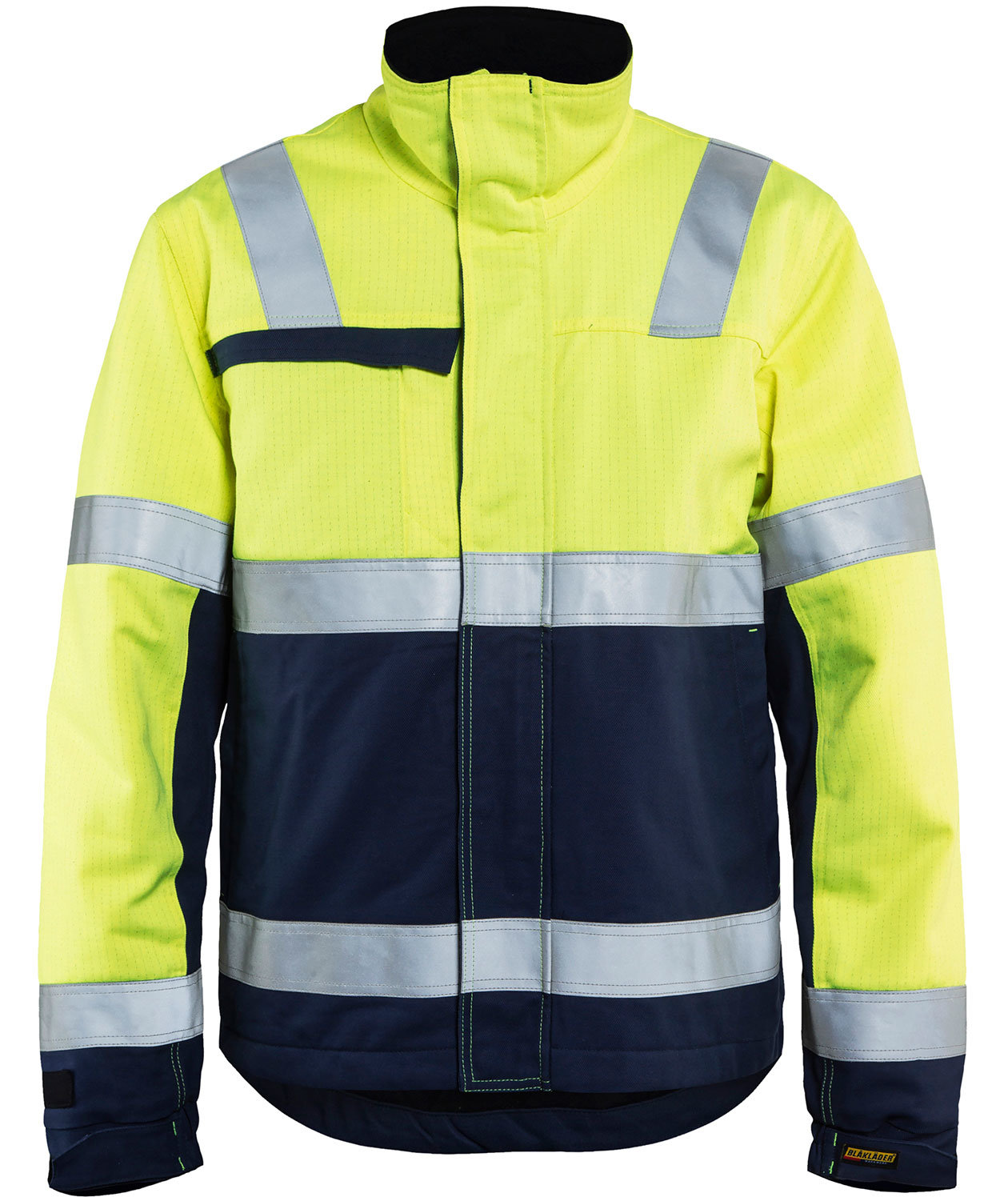 Bl&aring;kl&auml;der Multinorm vinterjakke, Hi-vis Gul/marinebl&aring;