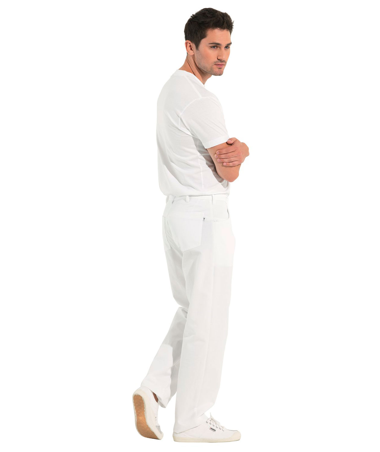 Kentaur trousers jeans leg length 86 cm, White, large image number 1