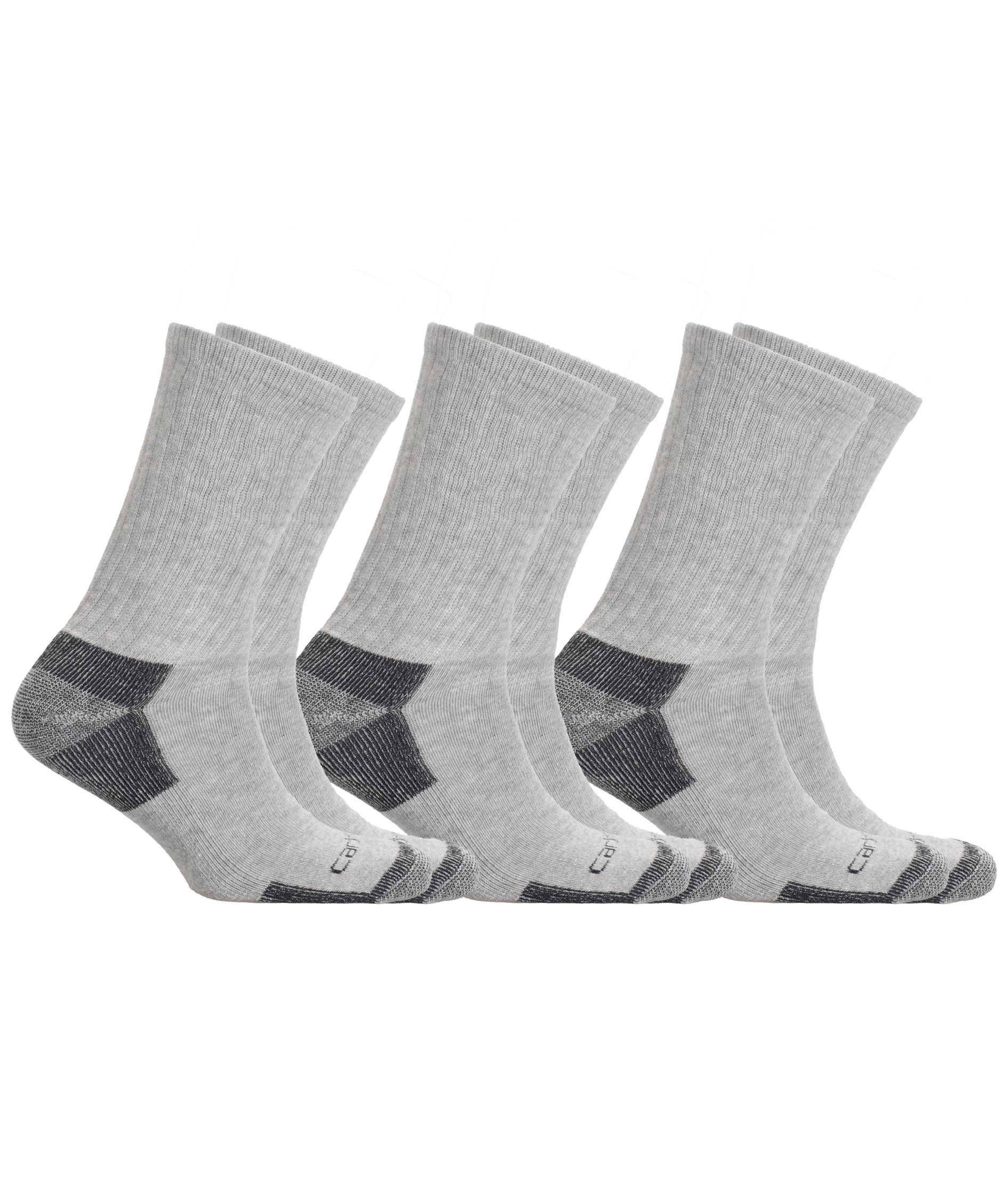 Carhartt All Season 3er-Pack Arbeitsstr&uuml;mpfe, Grau