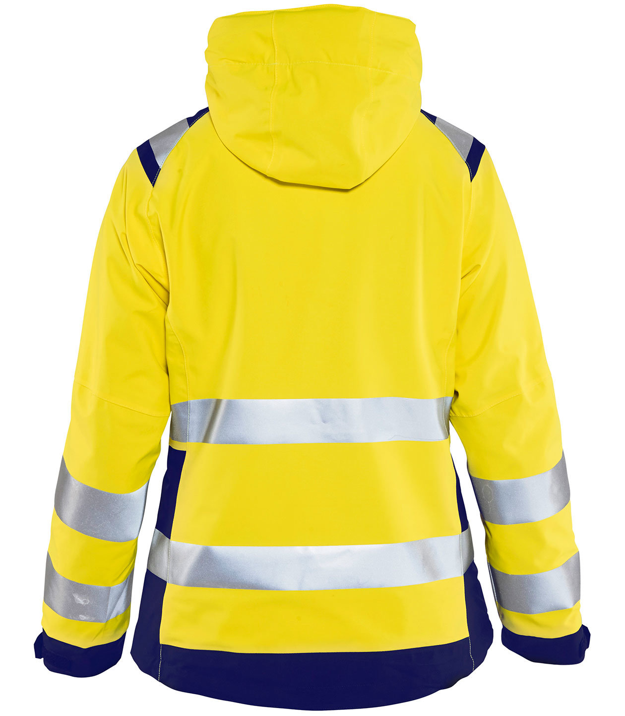 Bl&aring;kl&auml;der dame skaljakke, Hi-vis&nbsp;Gul/Marine