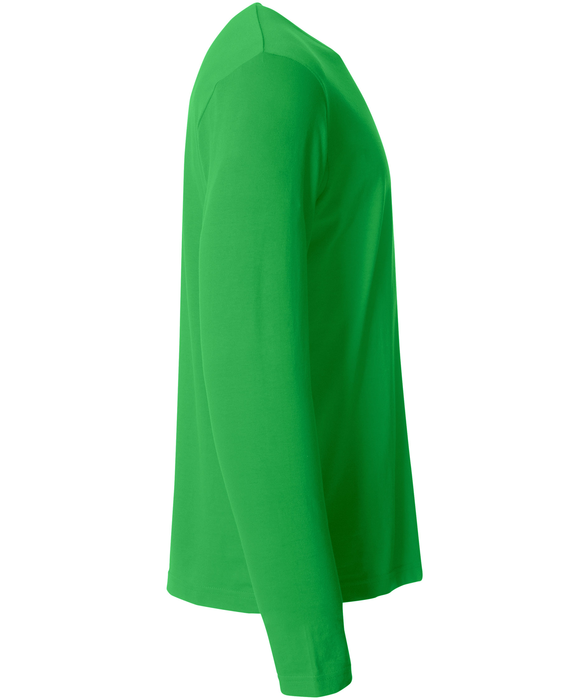 Clique Basic-T lang&auml;rmliges T-Shirt, Apple green, large image number 2