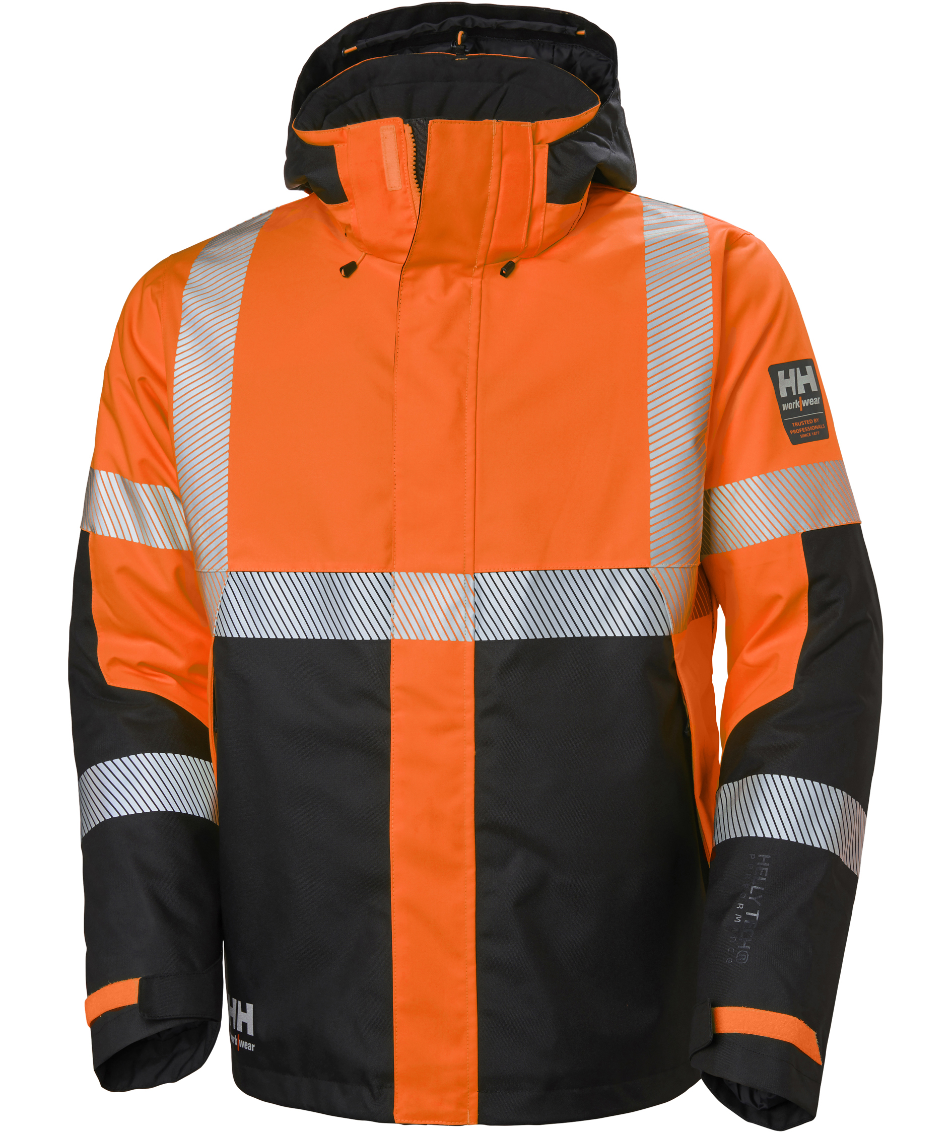 Helly Hansen ICU vinterjacka, Varsel Orange/Ebony, Varsel Orange/Ebony, swatch