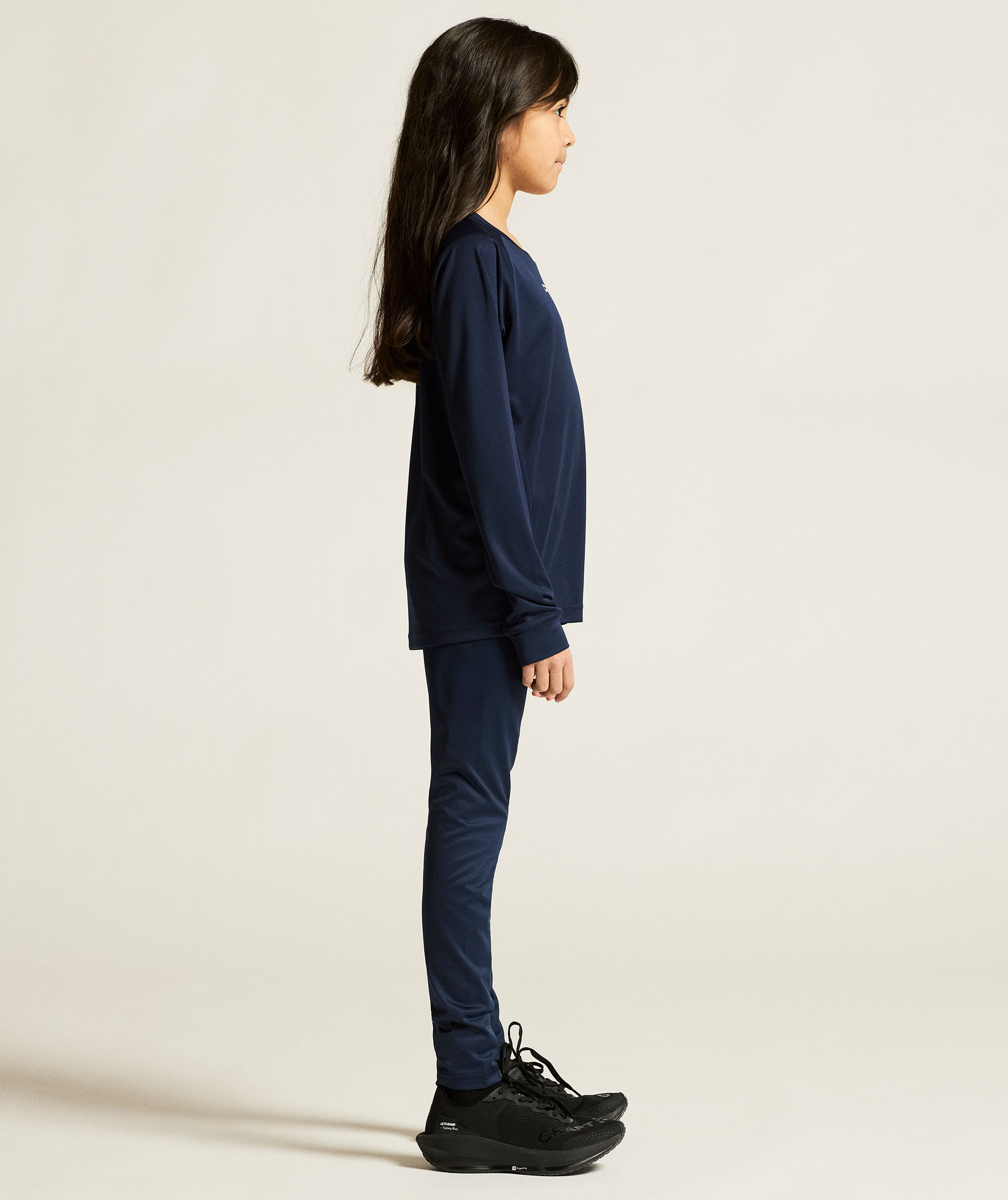 Craft Rush lang&aelig;rmet T-shirt til b&oslash;rn, Navy, large image number 6