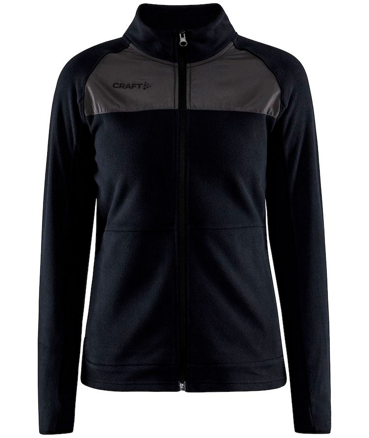 Craft ADV Explore fleece midlayer dam, Svart/Granit