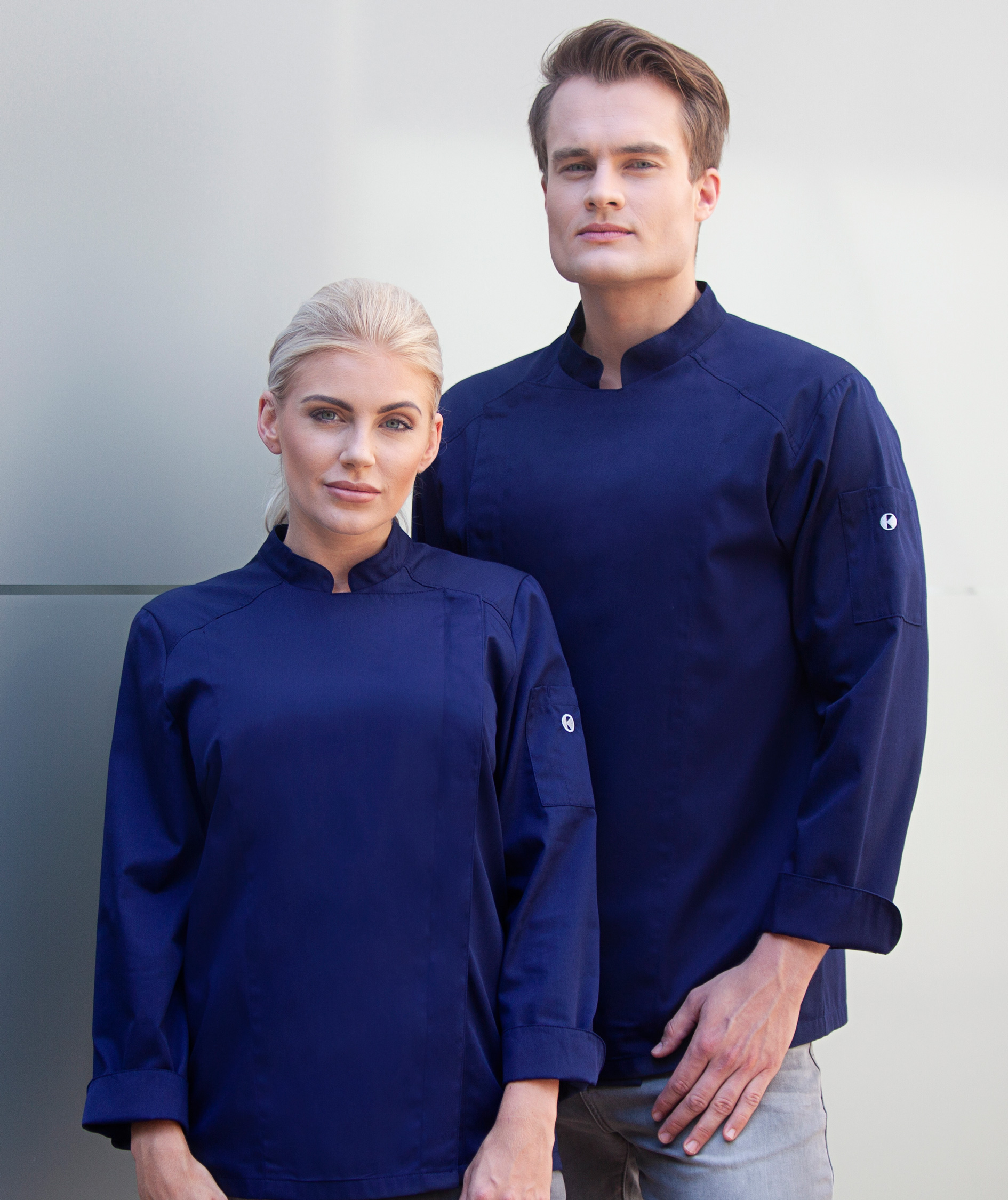 Karlowsky Noah chefs jacket, Navy, large image number 2