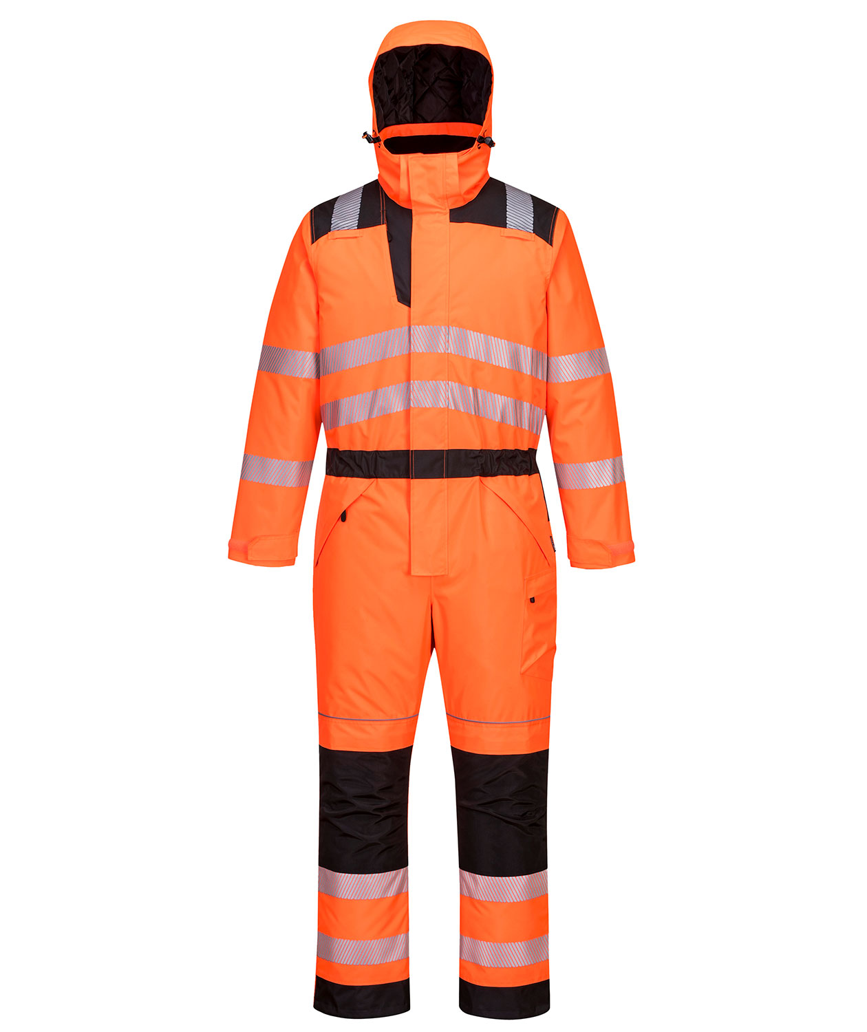 Portwest PW3 Thermooverall, Hi-Vis Orange/Schwarz