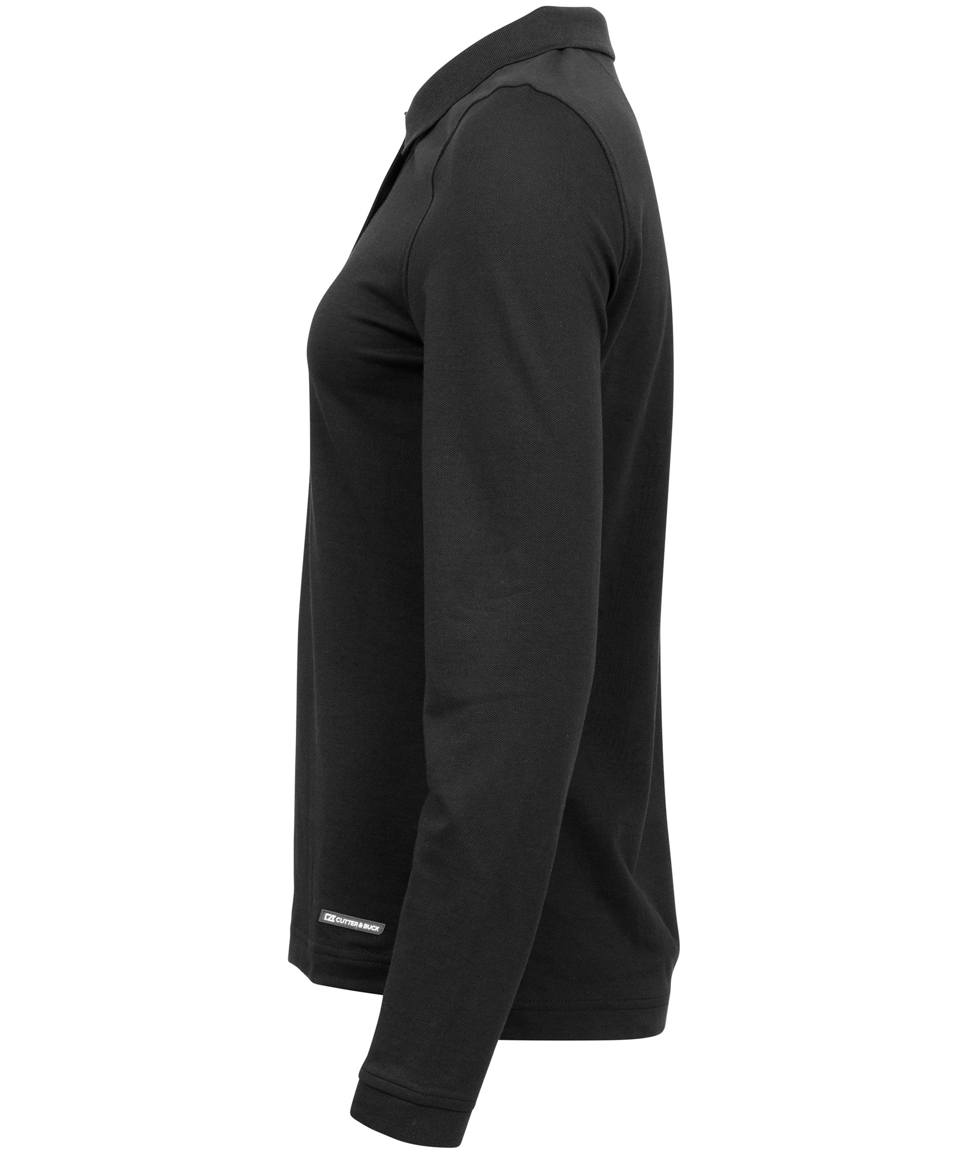 Cutter & Buck Advantage lang&aelig;rmet dame polo T-shirt, Sort, large image number 3