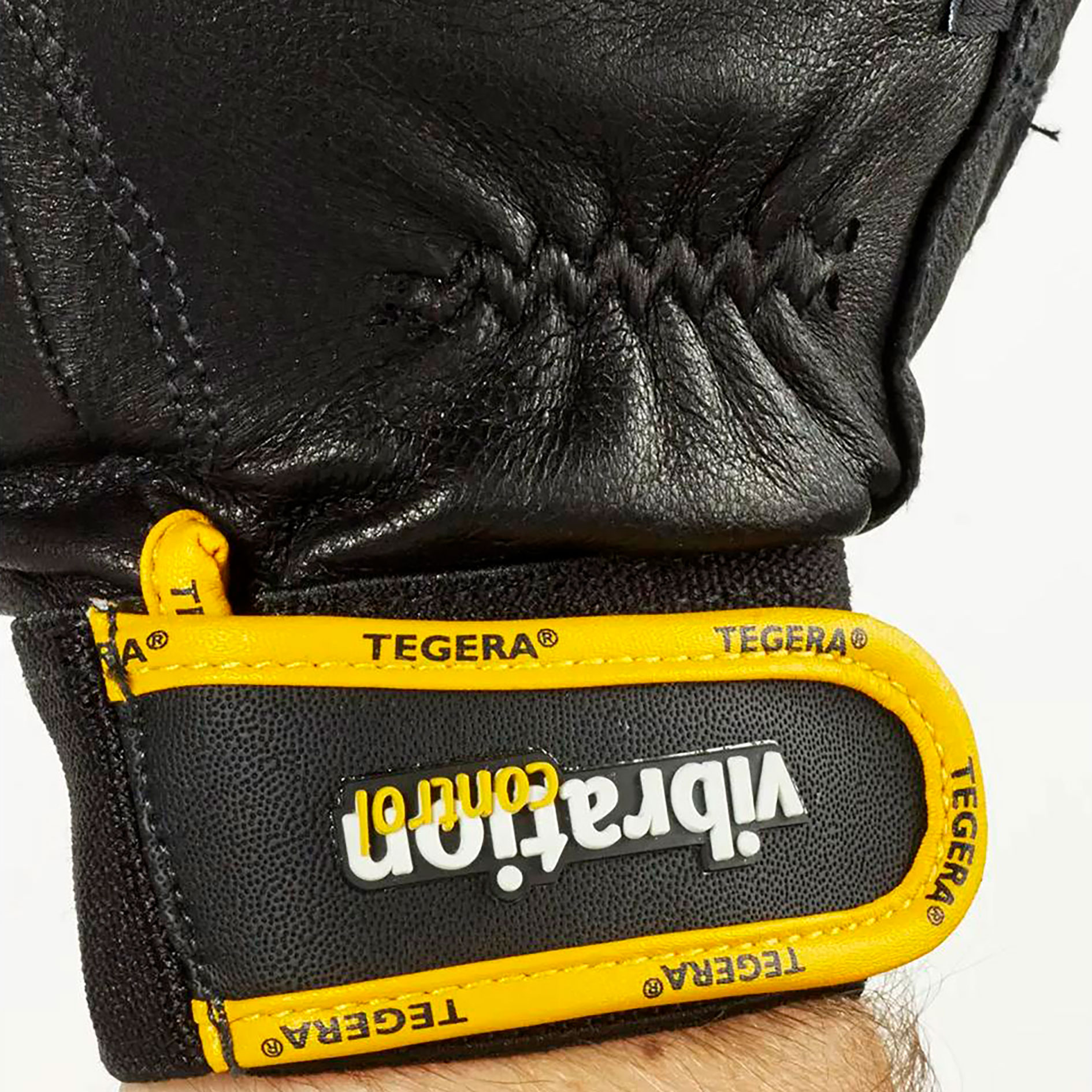 Tegera 9181A Pro vibrationsd&aelig;mpende handsker, Sort, large image number 2