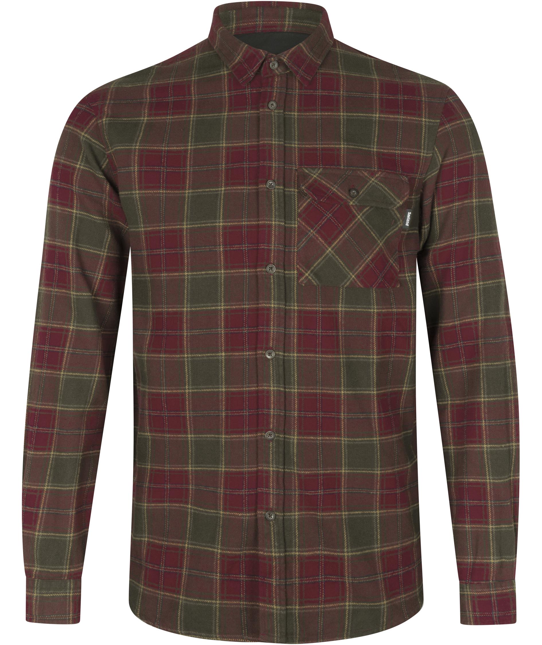 Seeland Glen Flanellhemd, Red Forest Check