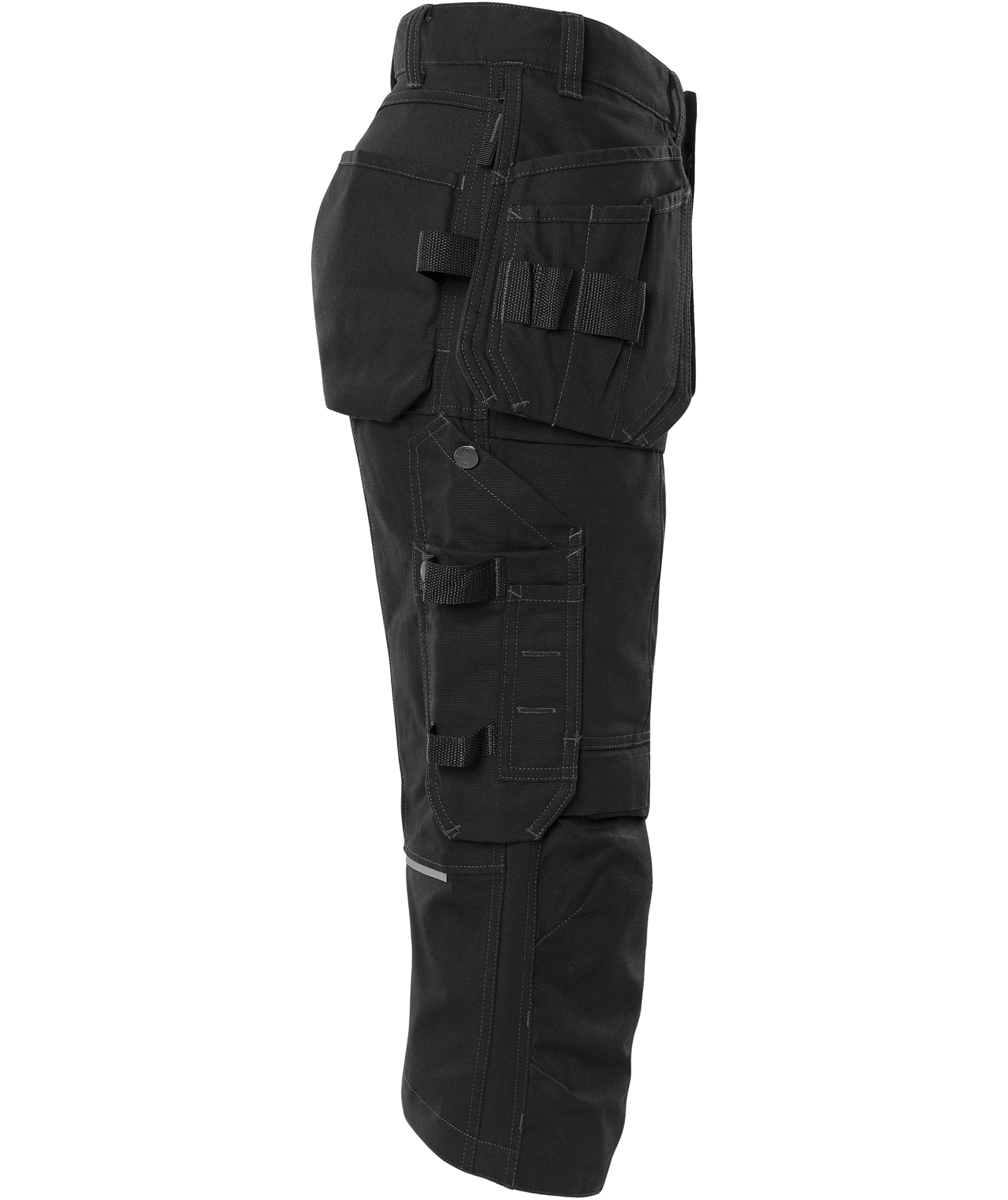 Fristads Green craftsman knickers 2531 GCYD, Black, large image number 2