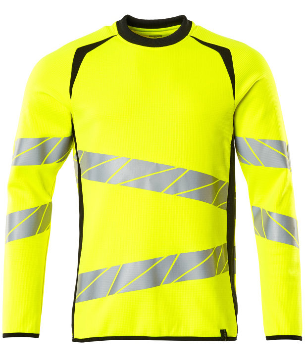 Mascot Accelerate Safe sweatshirt, Hi-vis&nbsp;Gul/Sort