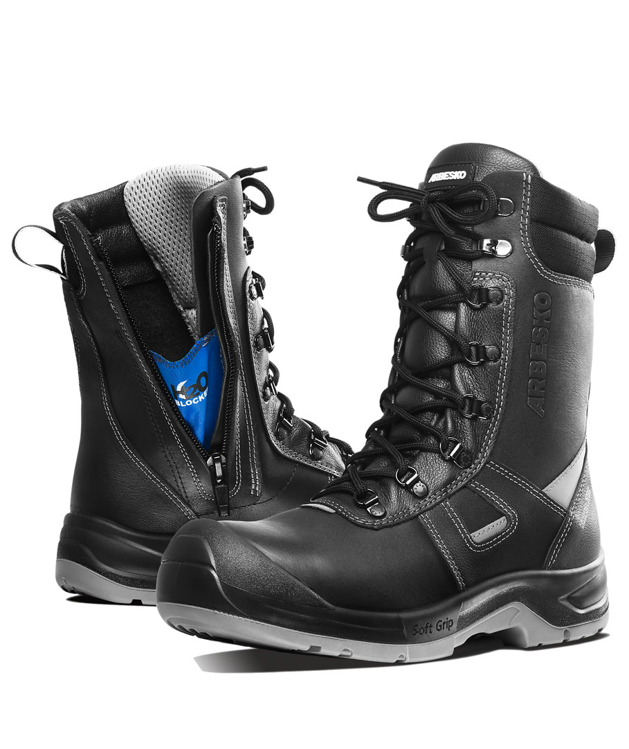 Arbesko 438 vernest&oslash;vler S3, Svart