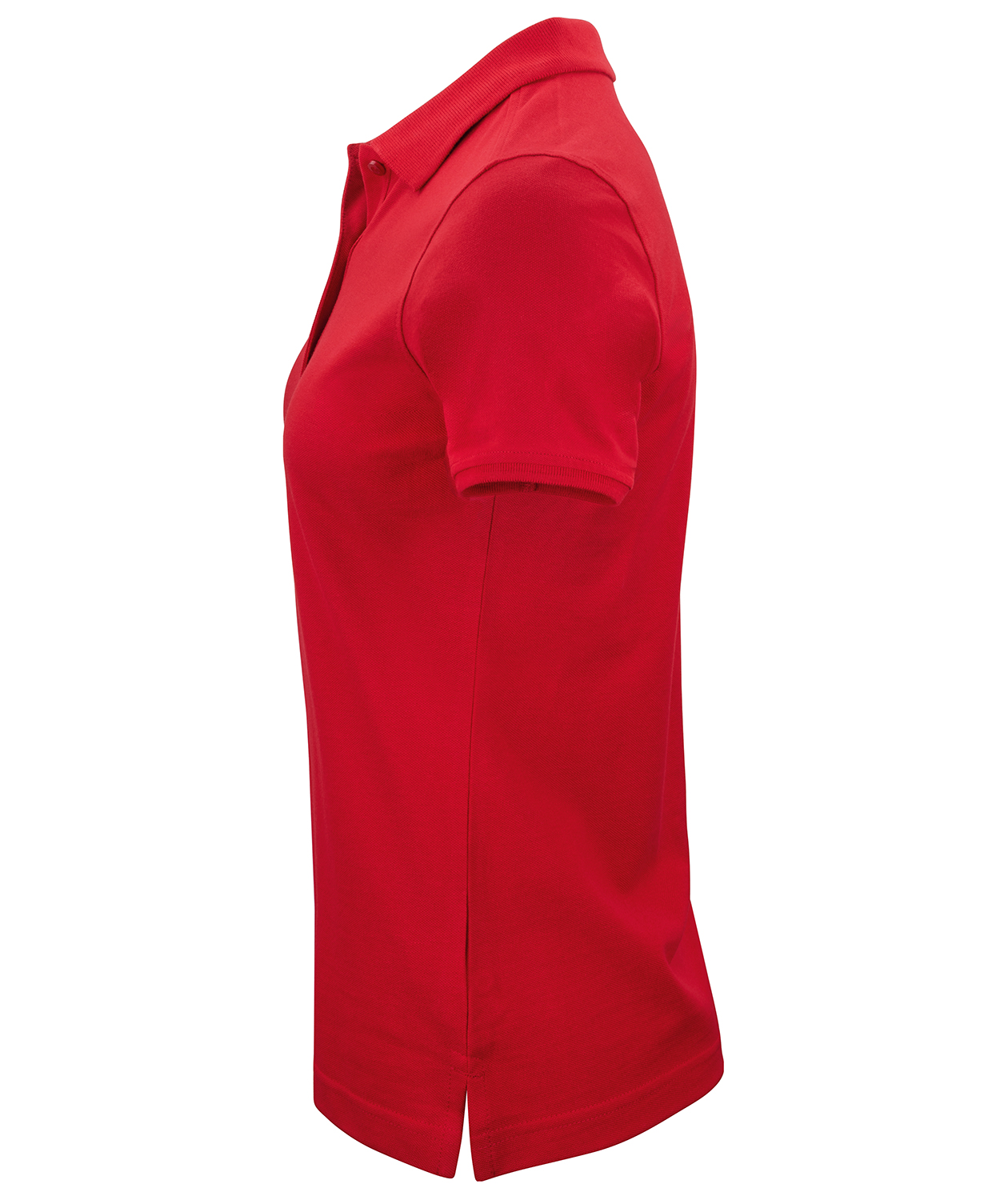 Clique Classic Damen Poloshirt, Rot, large image number 3