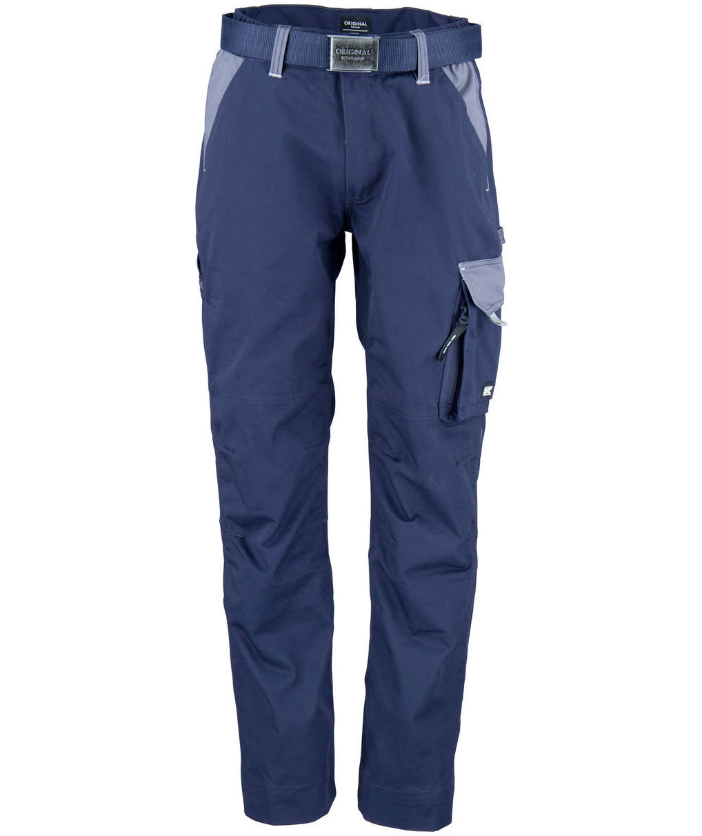 Kramp Original Arbeitshose mit G&uuml;rtel, Marine/Grau, Marine/Grau, swatch