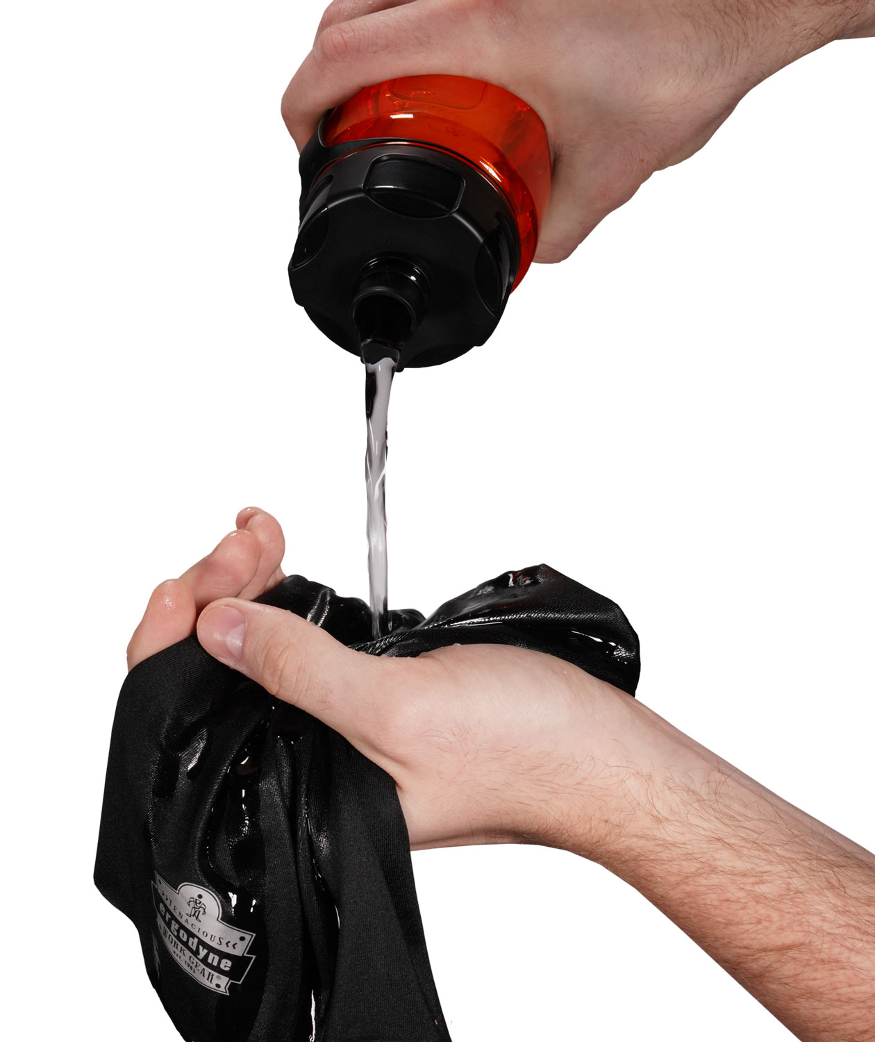 Ergodyne Chill-Its 6487 k&oslash;lende halsedisse, Sort, Sort, large image number 3