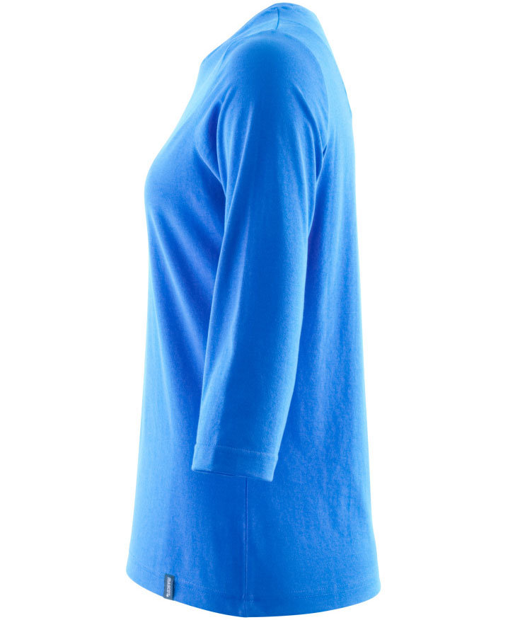 Mascot Crossover dame 3/4 &aelig;rmet T-shirt ProWash&reg;, Azurbl&aring;, large image number 2