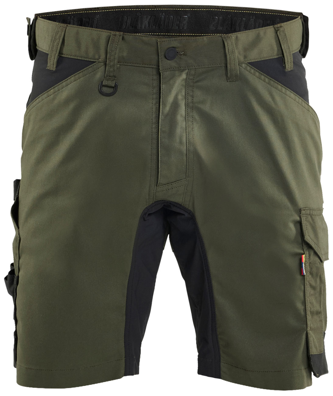 Bl&aring;kl&auml;der arbejdsshorts, Skovgr&oslash;n/sort