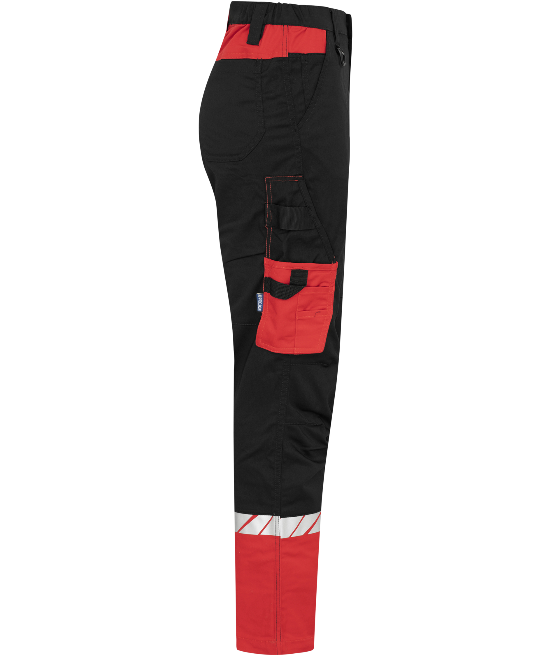 ProJob women's service trousers 7511, Black/Red, large image number 2