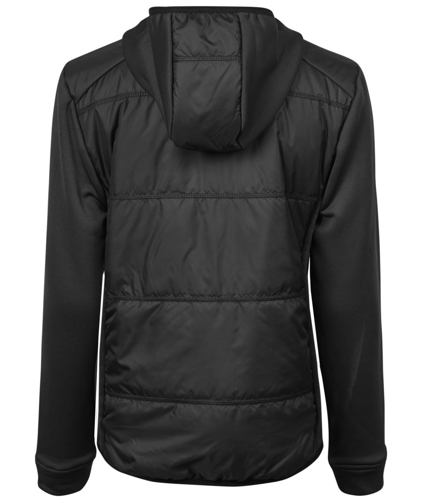 Tee Jays hybrid-stretch women's jacket, Black/Black