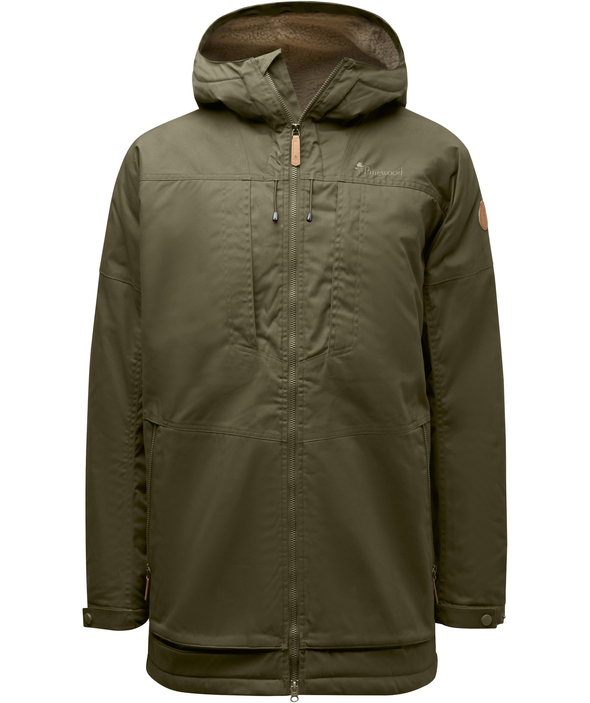 Pinewood Finnveden vinterjakke, Hunting Olive, Hunting Olive, swatch