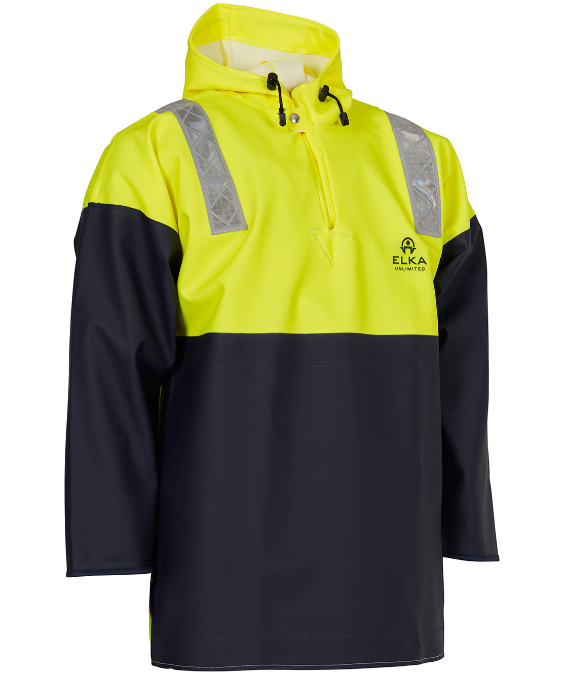 ELKA Fishing Xtreme PVC Heavy busseronne, Hi-Vis Gul/Navy
