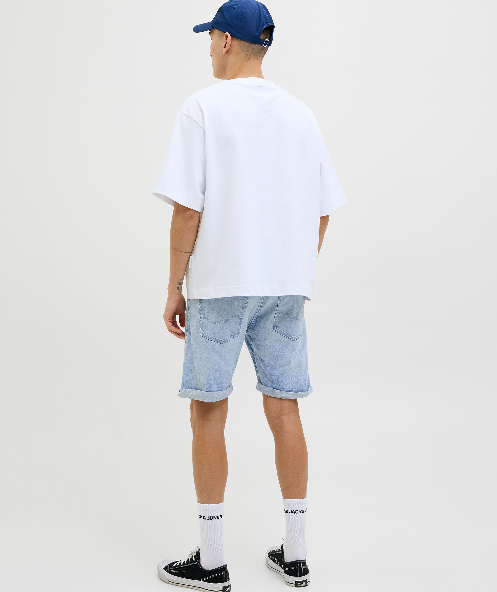 Jack & Jones JJIRICK JJORIGINAL AM360 shorts, Light Blue Denim, large image number 7