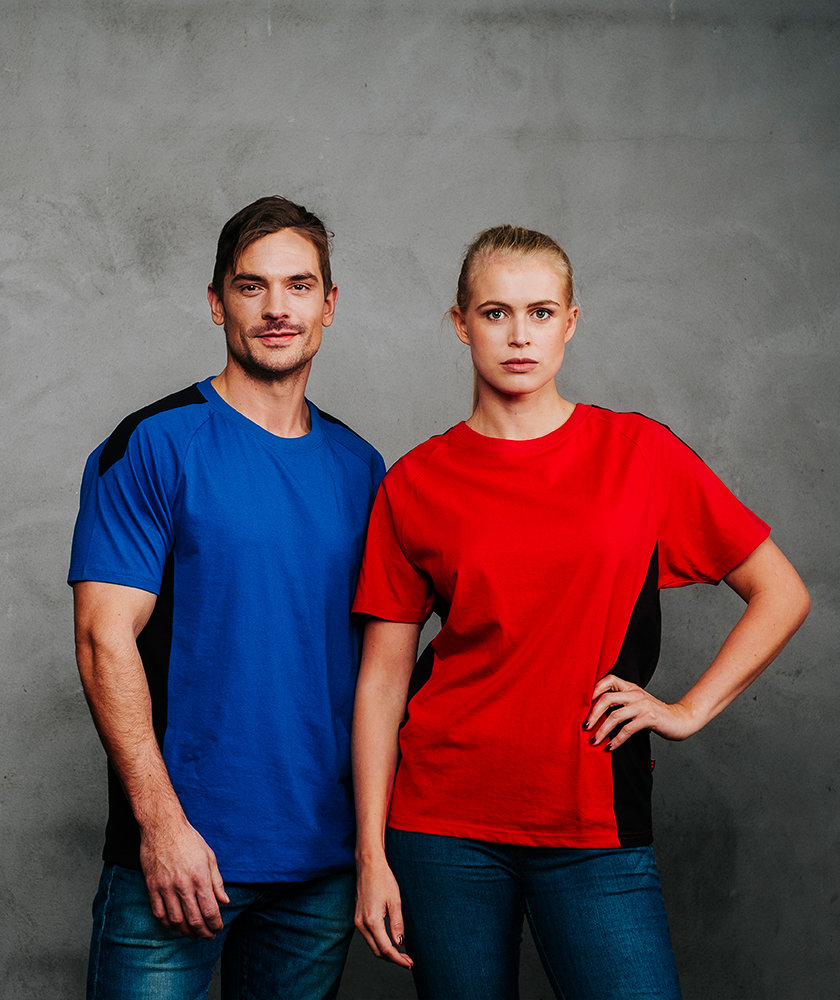 YOU Columbus  T-shirt, Cornflower Blue/Black, Cornflower Blue/Black, large image number 2