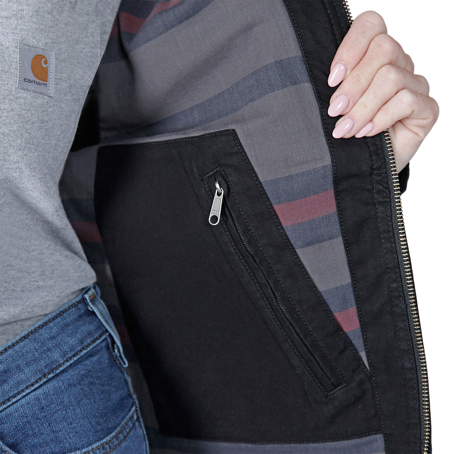 Carhartt Rugged Flex Detroit dame jakke, Black, large image number 5