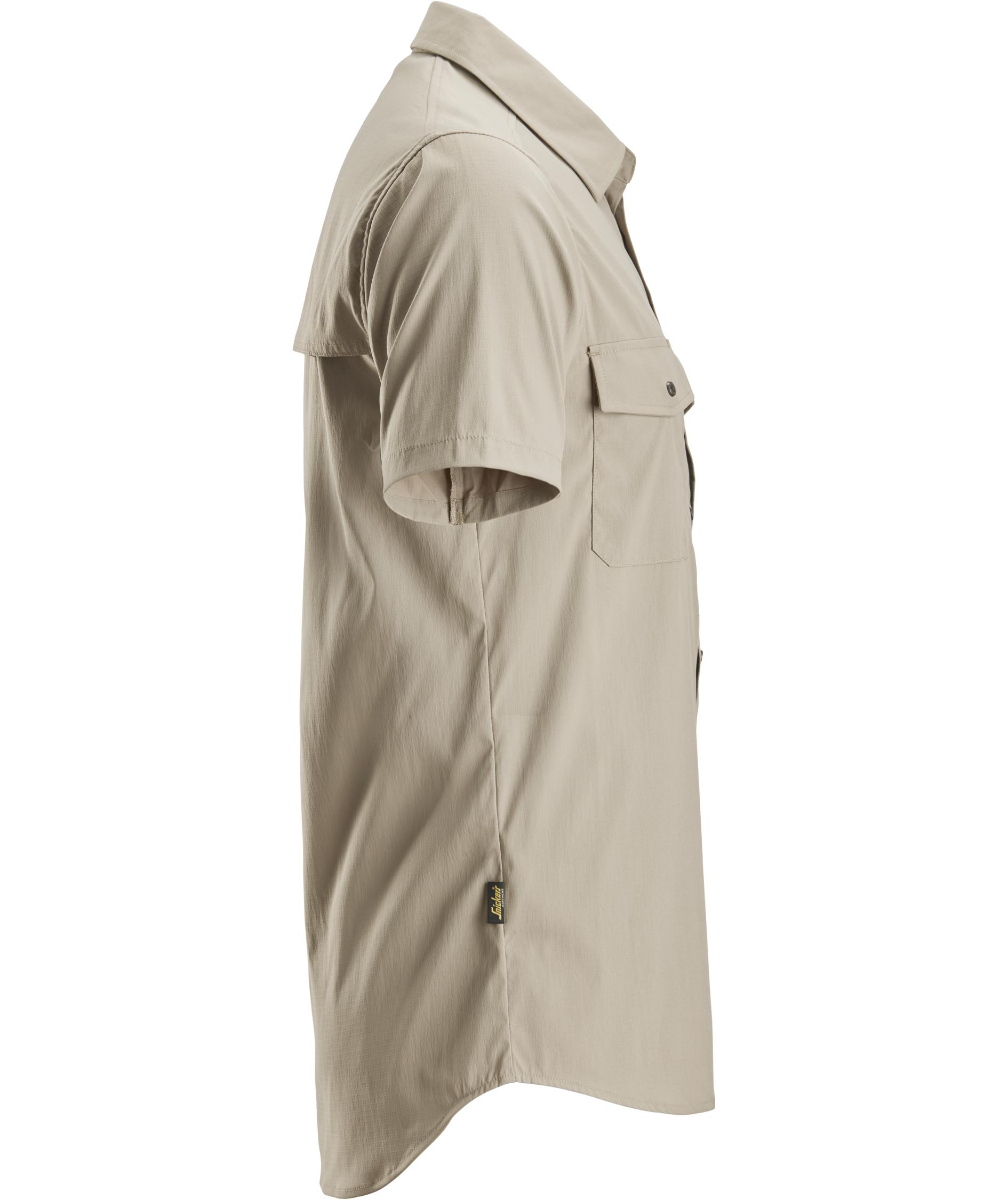 Snickers LiteWork short-sleeved shirt 8520, Khaki, large image number 2