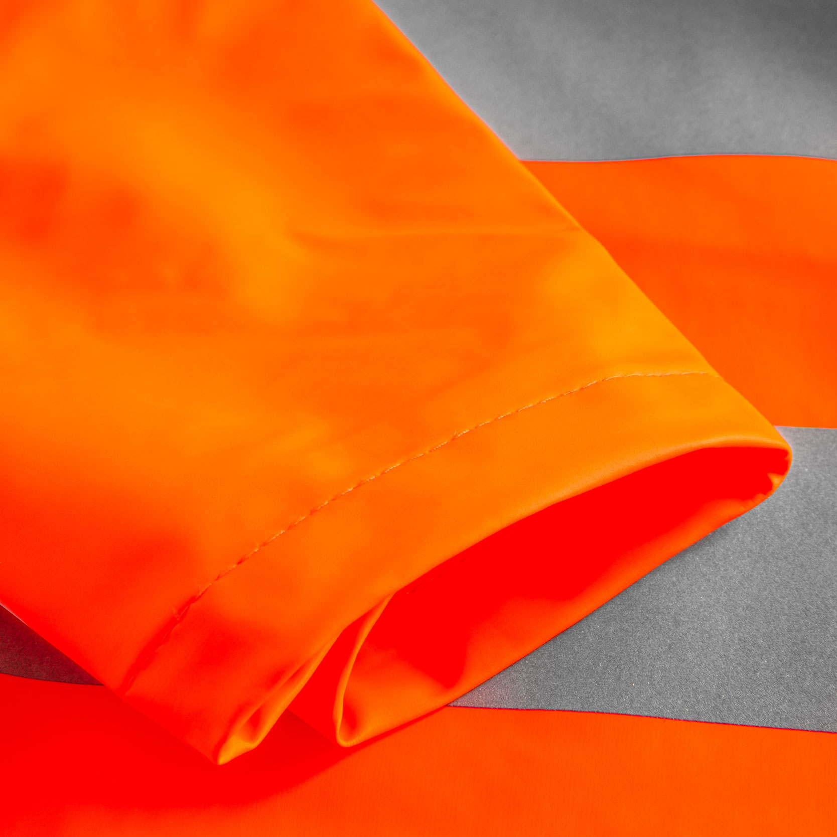 Lyngs&oslash;e Multinorm PU regnjakke, Hi-vis Orange, large image number 4