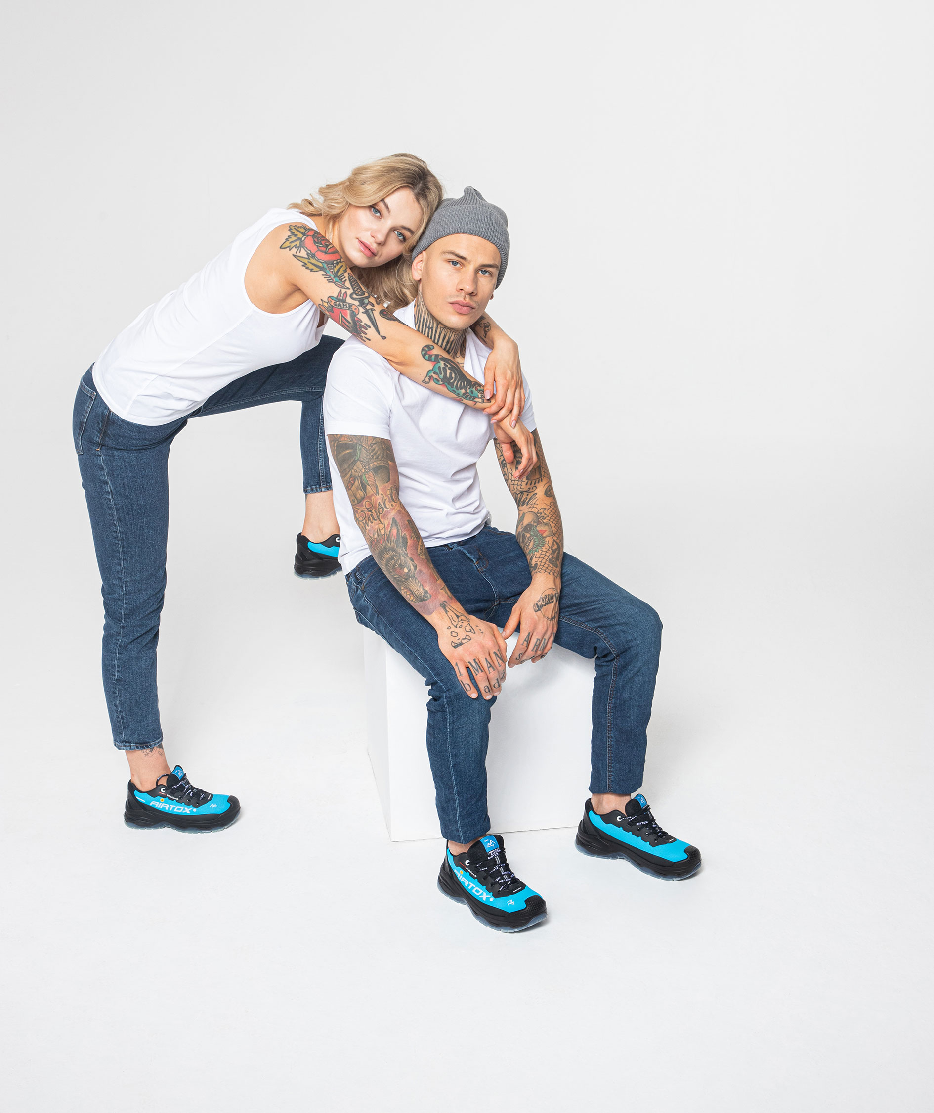 Airtox TX2 sikkerhedssko S3, Bl&aring;/Sort, large image number 3