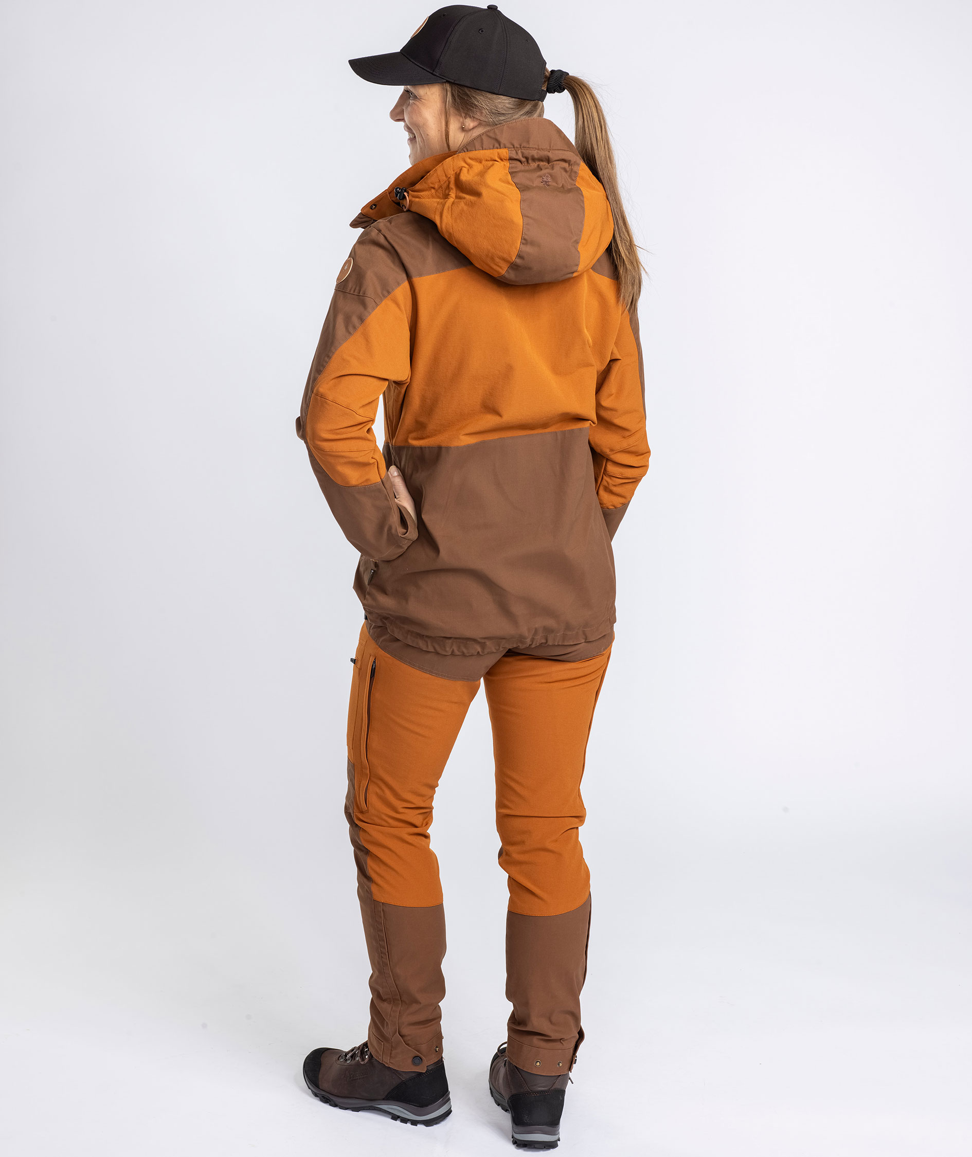 Pinewood Finnveden Hybrid damebukser, Fudge/Nougat, large image number 5