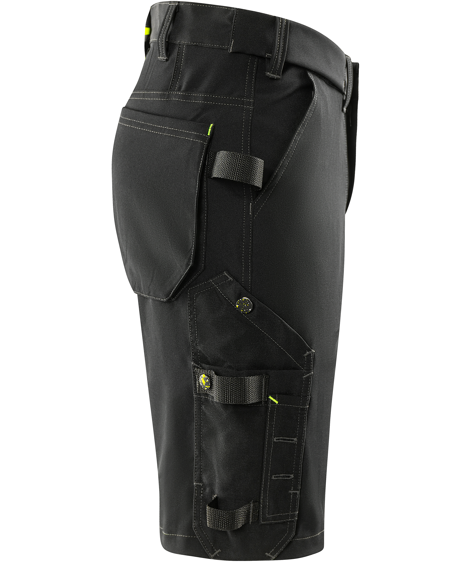 Fristads Flex Shorts 2803 GHST full stretch, Svart, large image number 6