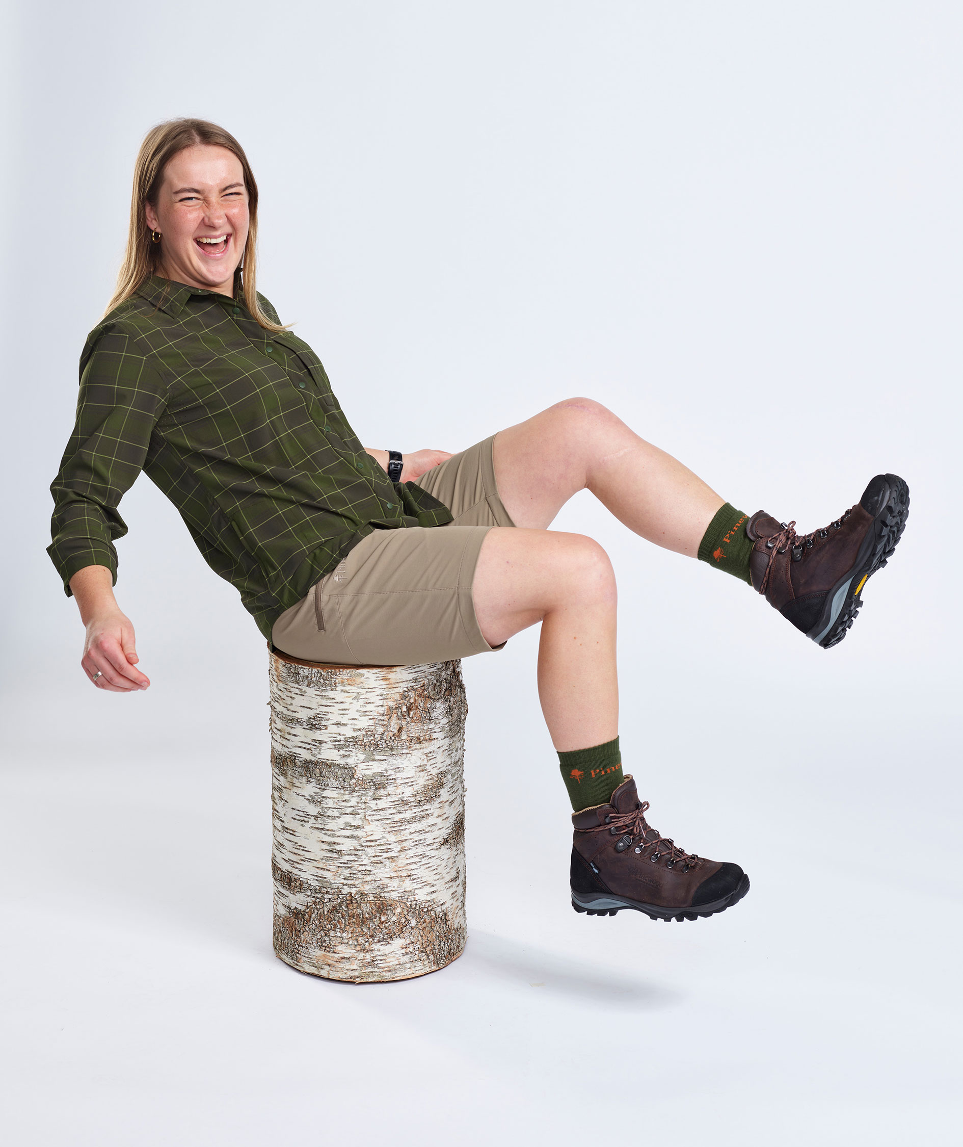 Pinewood&nbsp;Abisko Light dameshorts, Mole Brown, large image number 5