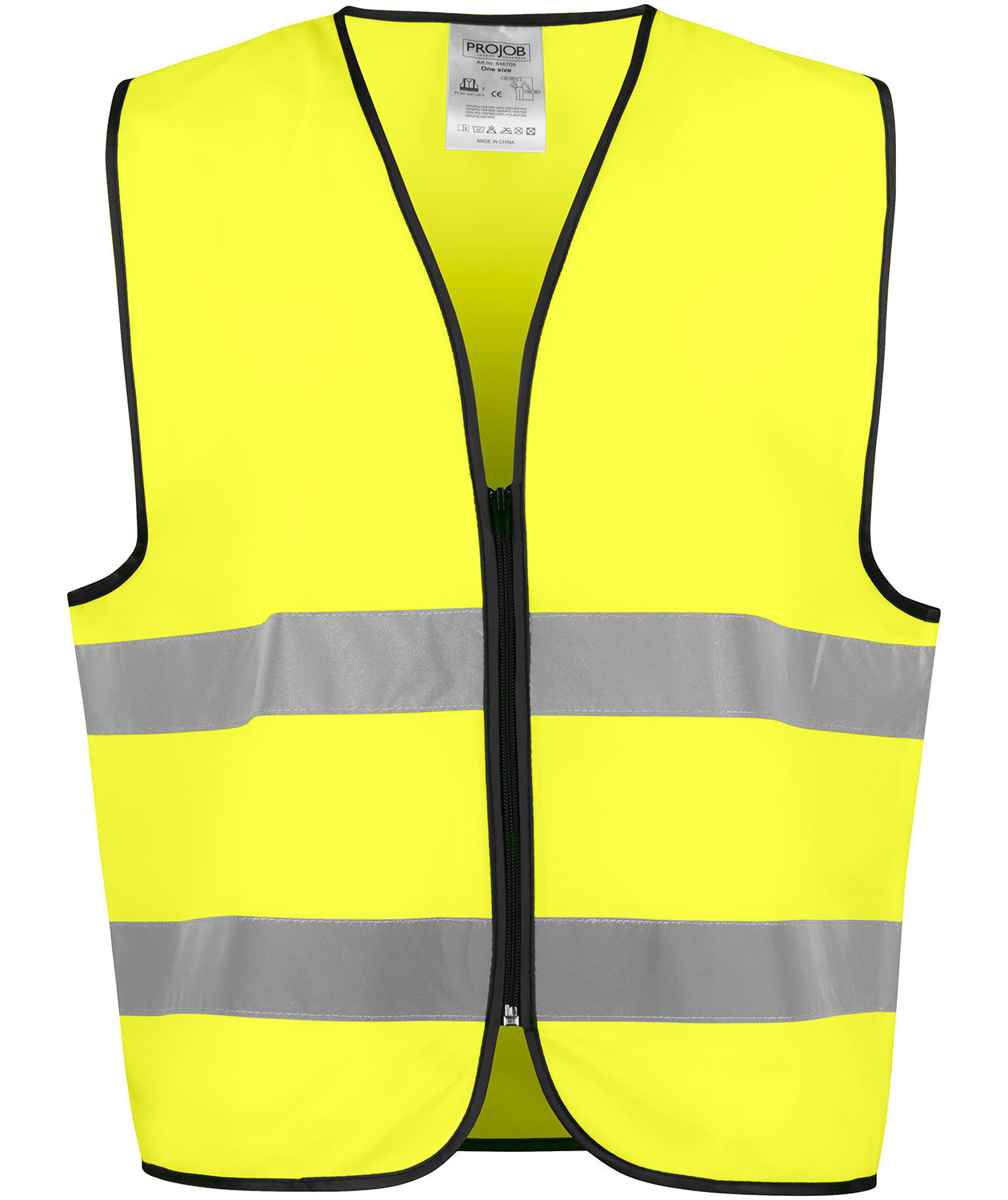 ProJob varselv&auml;st 6709, Varsel Gul/Svart