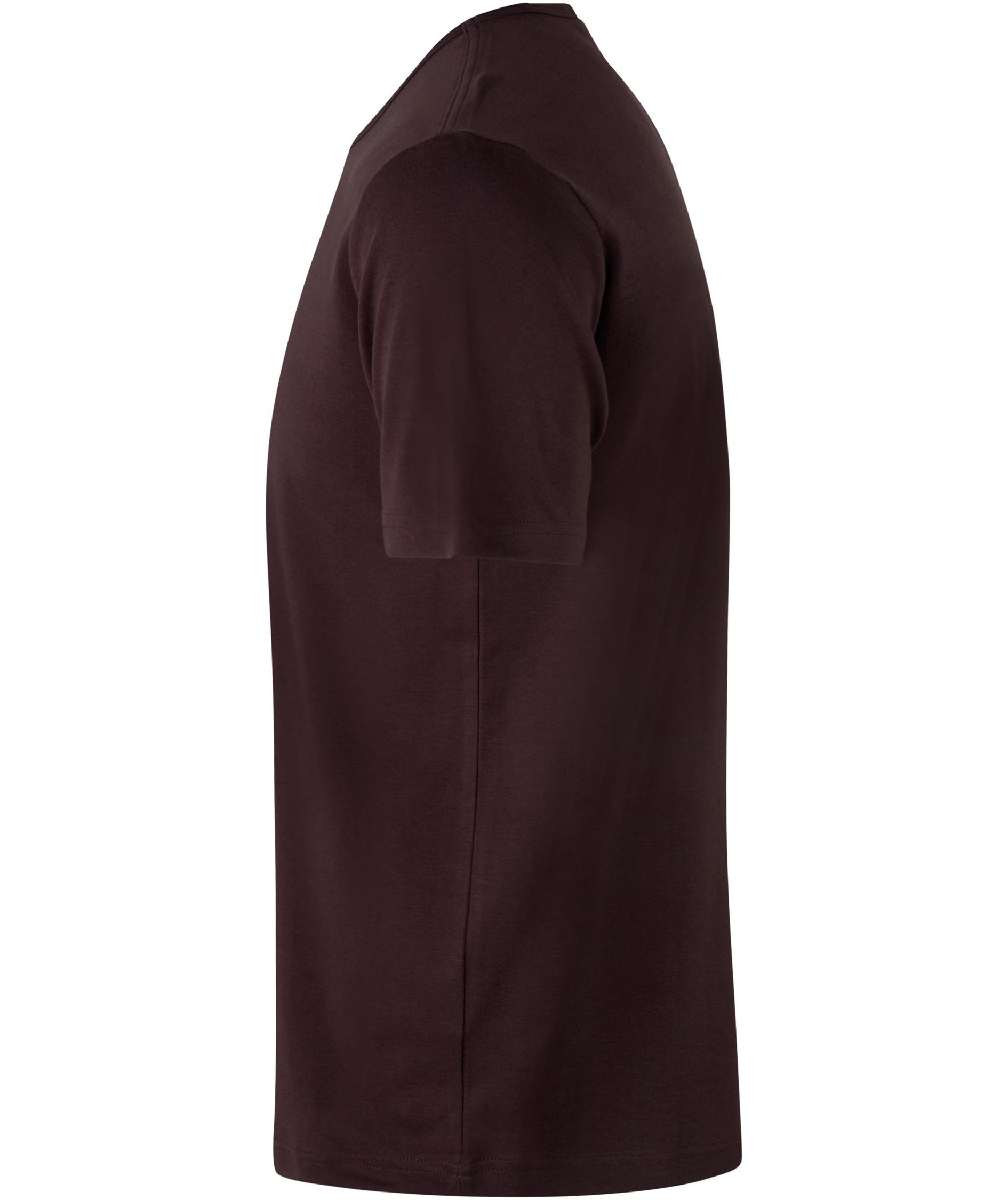 ID Interlock T-shirt, Dark bourdeaux, large image number 2