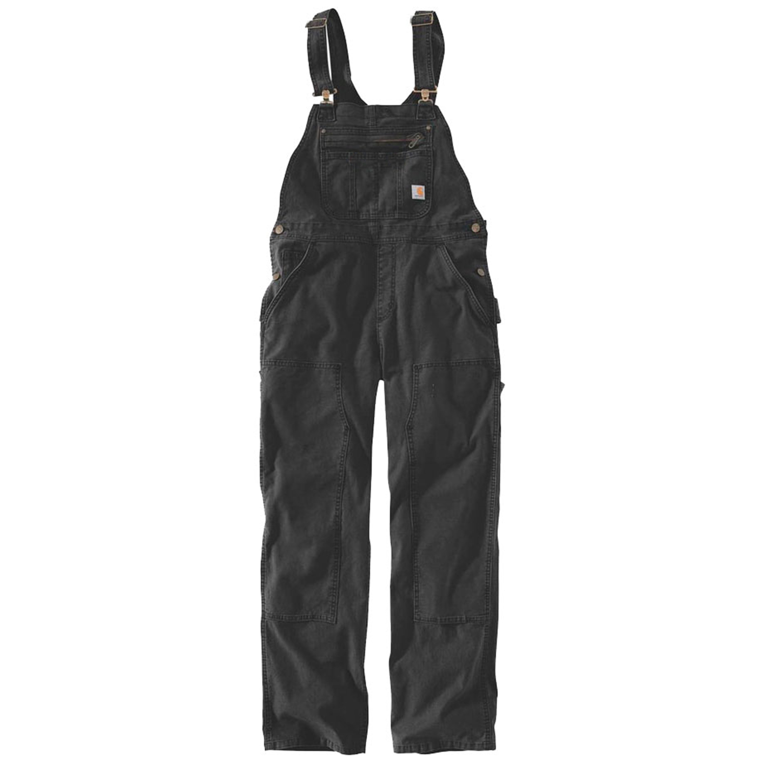Carhartt Double Front BIB overall dam, Svart