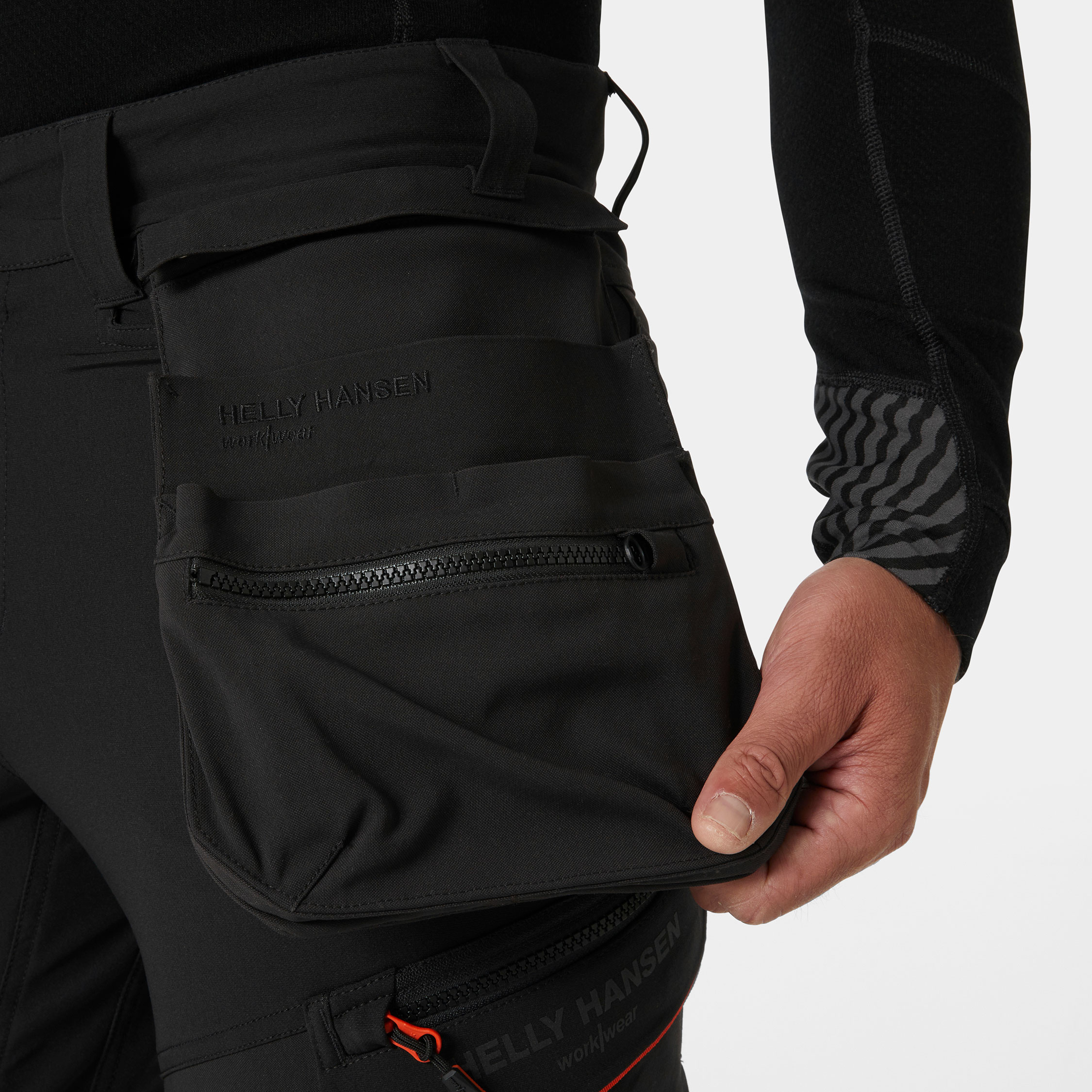 Helly Hansen Connect&trade; Flex Pro h&aelig;ngelomme 2, Black, Black, large image number 1