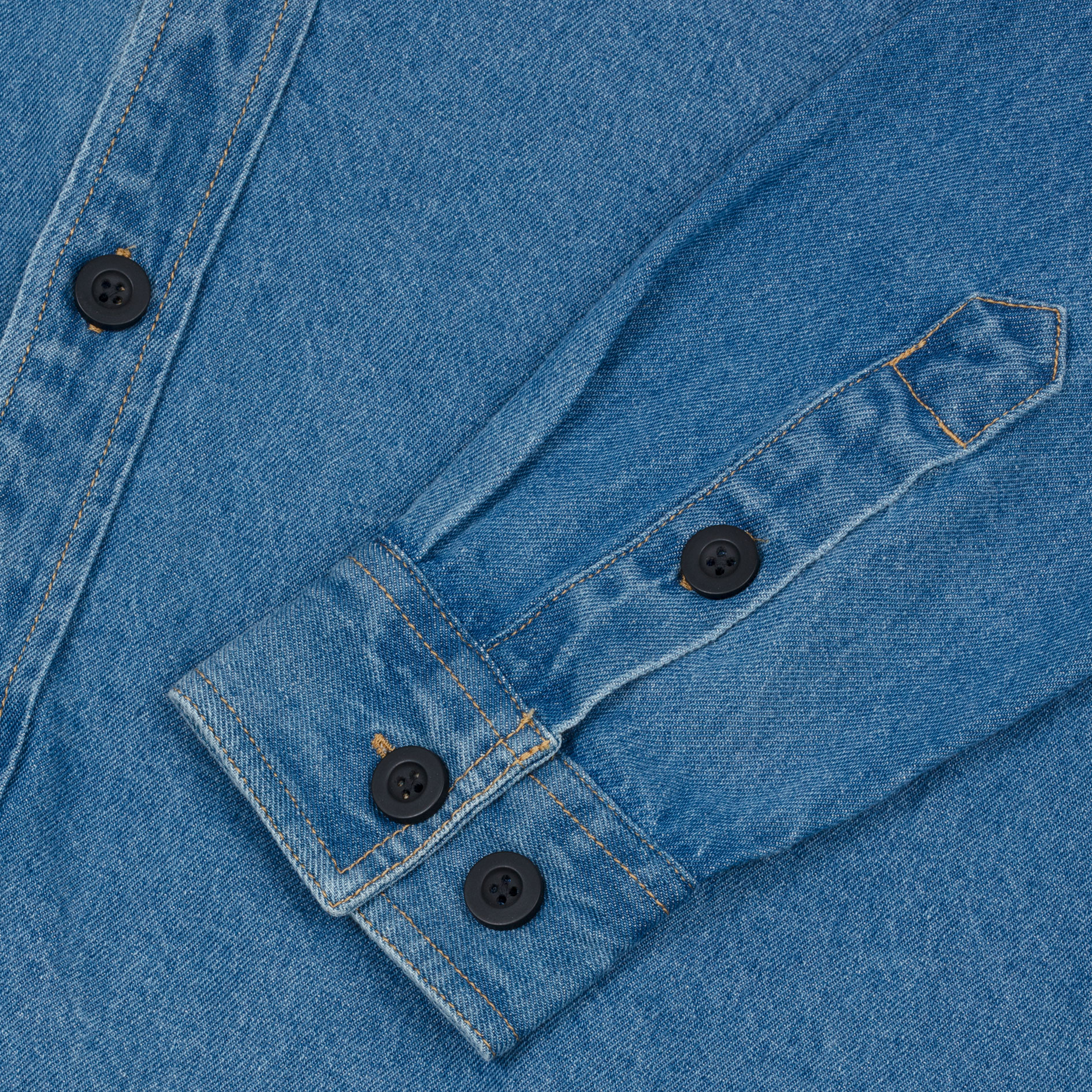 Clique denim overshirt, 6611, large image number 5