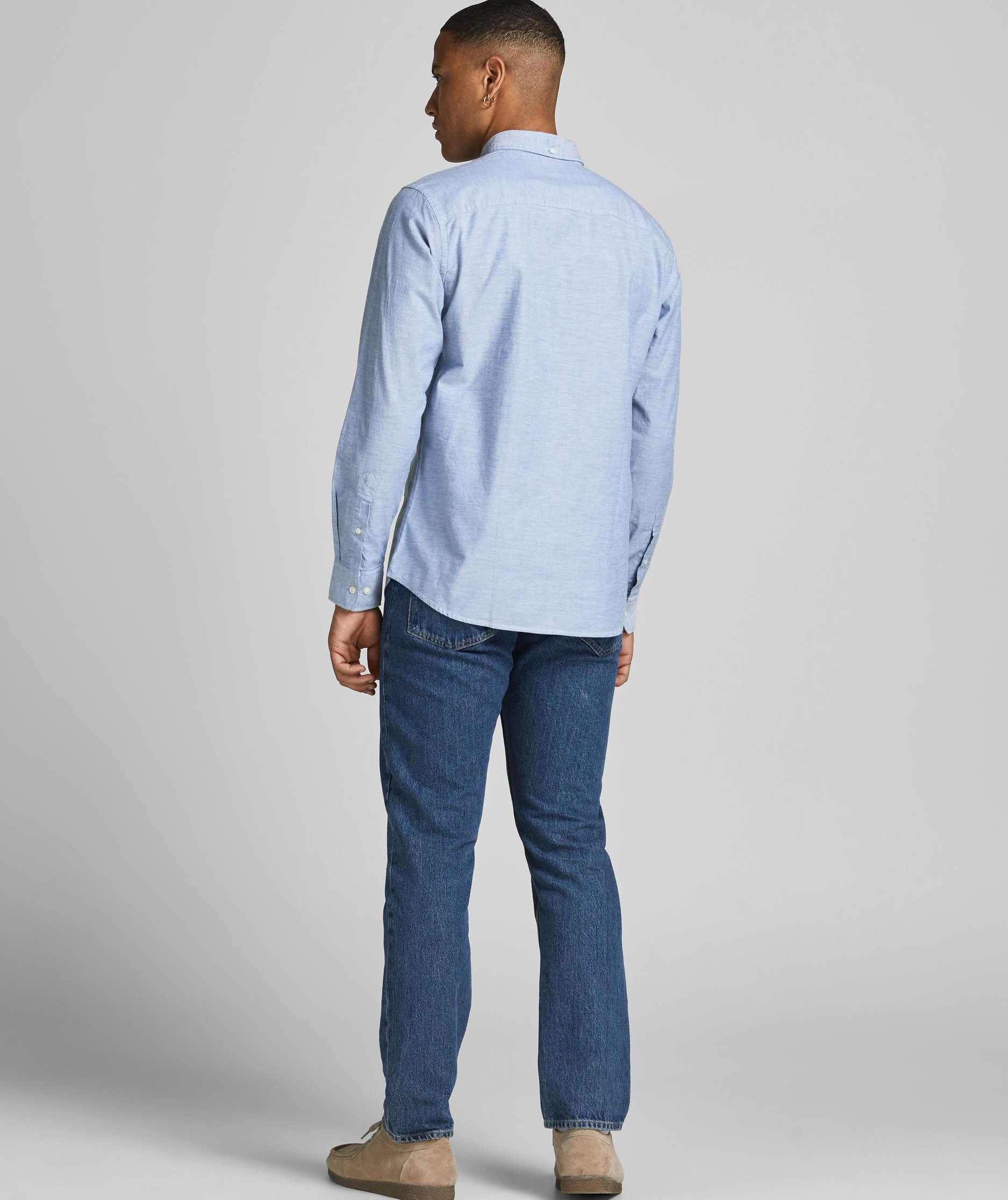 Jack & Jones Premium JPRBROOK Slim fit Oxford skjorta, Cashmere Blue, large image number 2