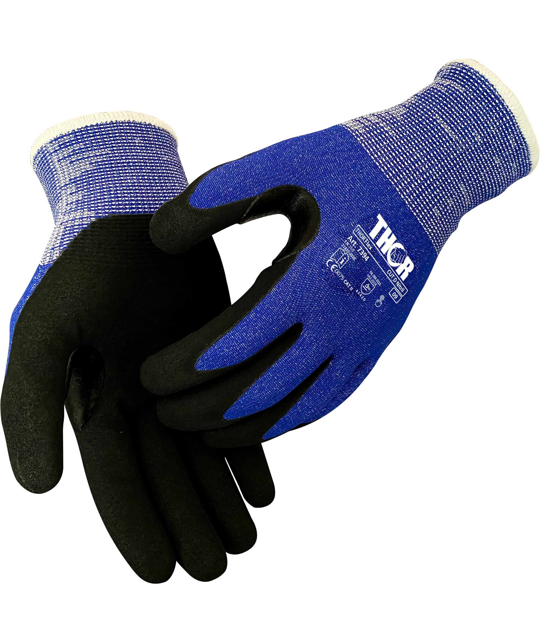 Thor 7394 Flex cut D wintergloves, Blue