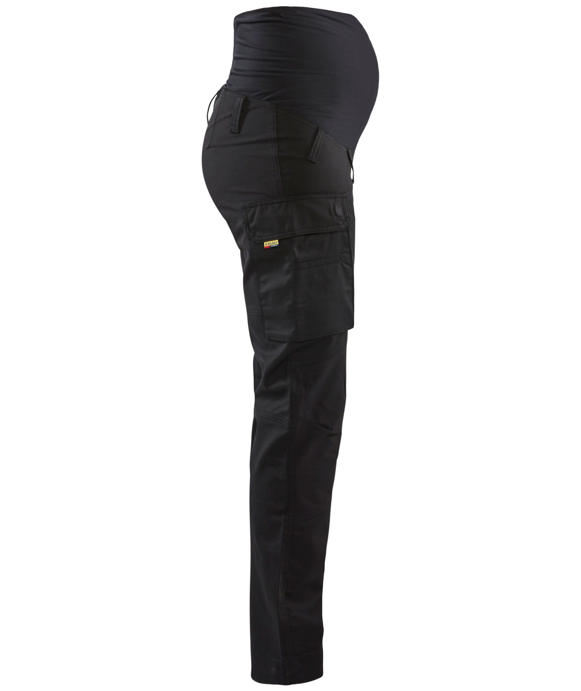 Bl&aring;kl&auml;der maternity work trousers Full stretch, Black, large image number 3