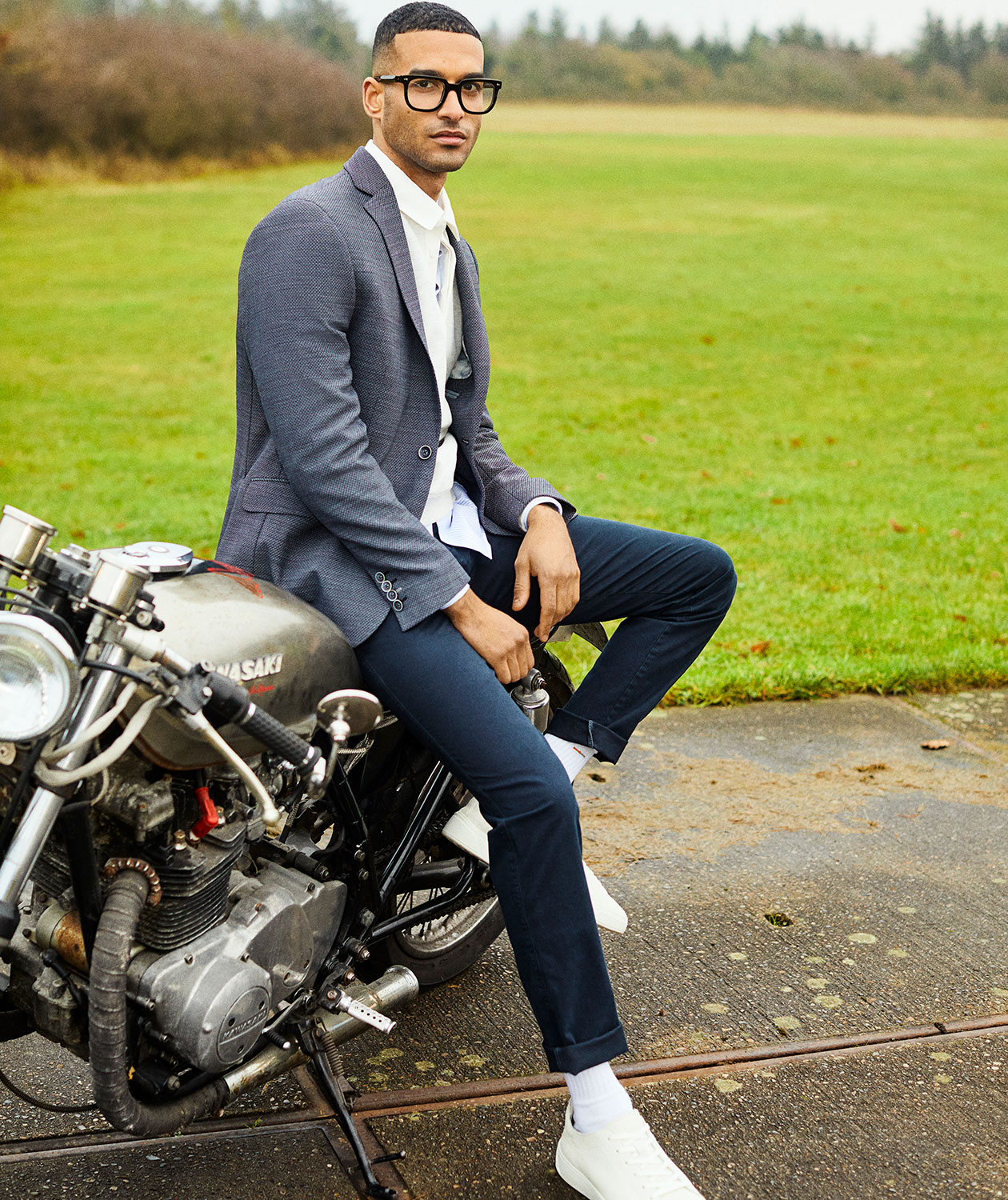 Sunwill Extreme Flexibility Slim fit Hose, Dark navy, large image number 6