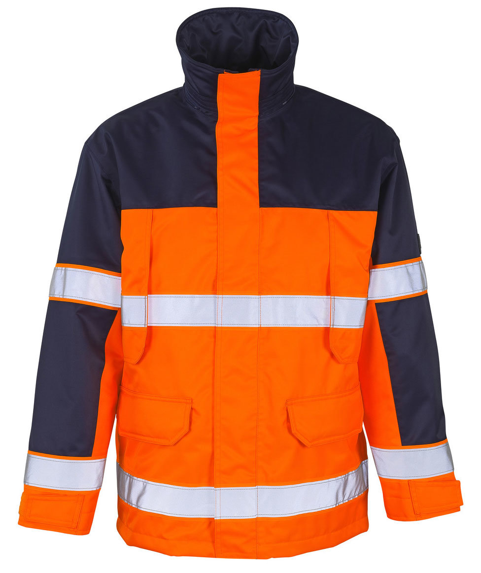 Mascot Safe Image Savona parkas, Varsel Orange/Marinbl&aring;