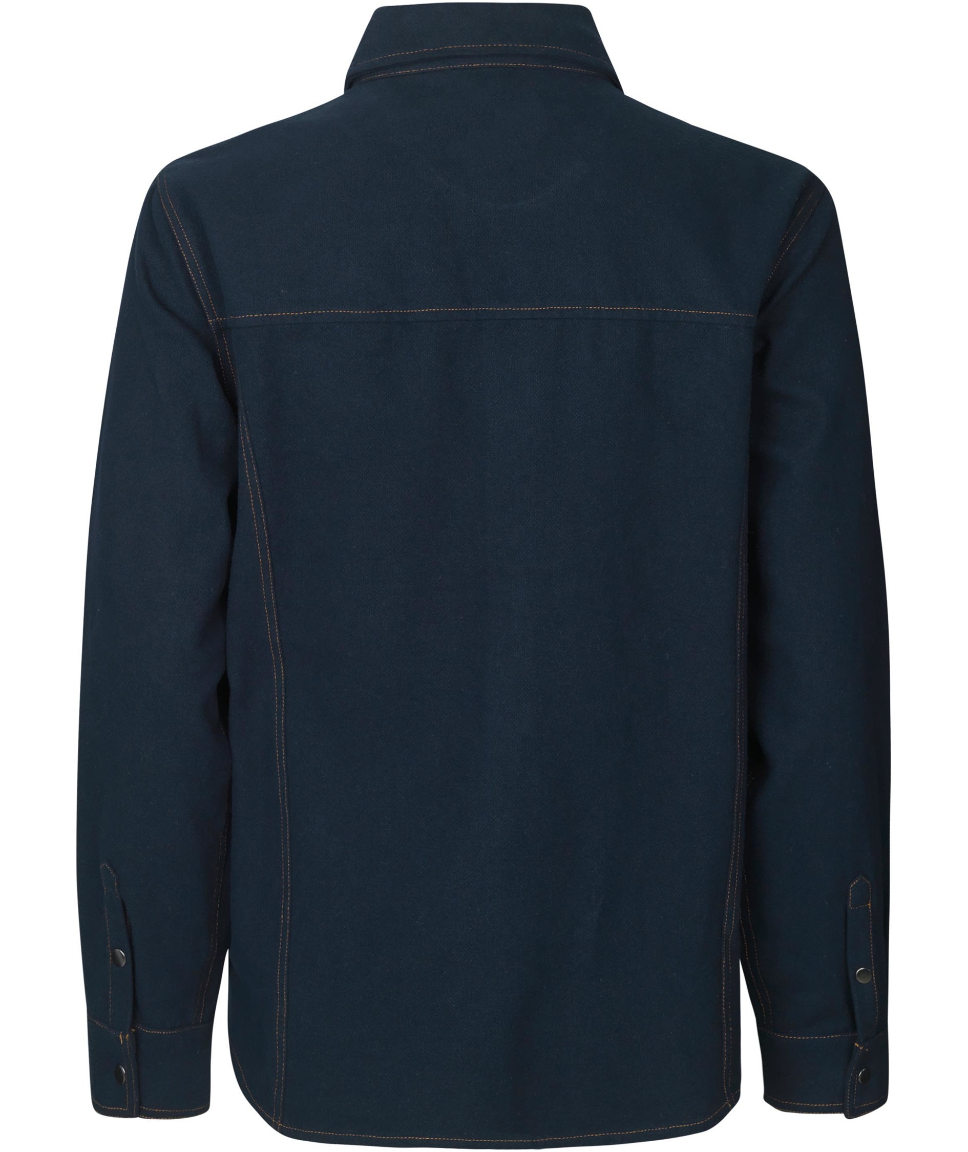 ID Modern fit flannel shirt, Navy, large image number 2