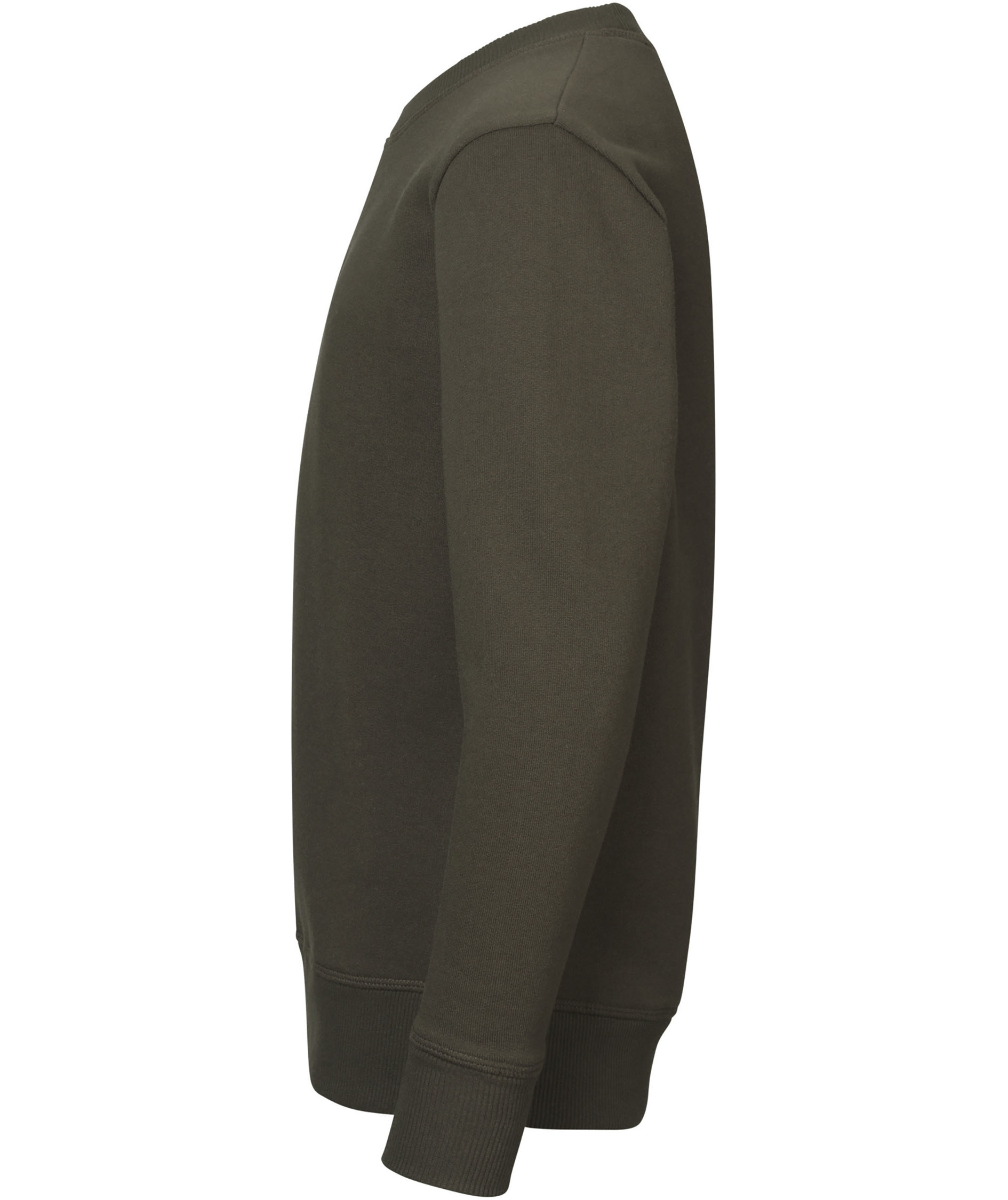 ID Core sweatshirt til b&oslash;rn, Olivengr&oslash;n, large image number 2