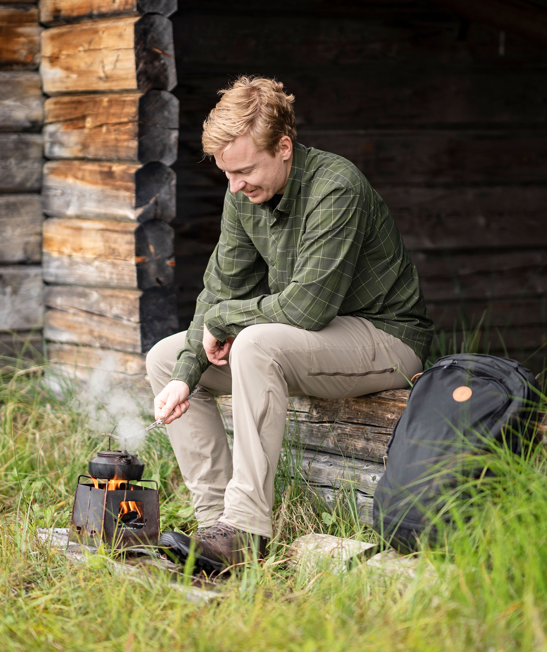 Pinewood&nbsp;Abisko Light bukser, Mole Brown, large image number 5